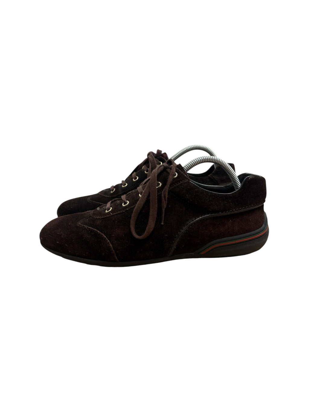 Gucci 2007 Suede Lace-Up Shoes