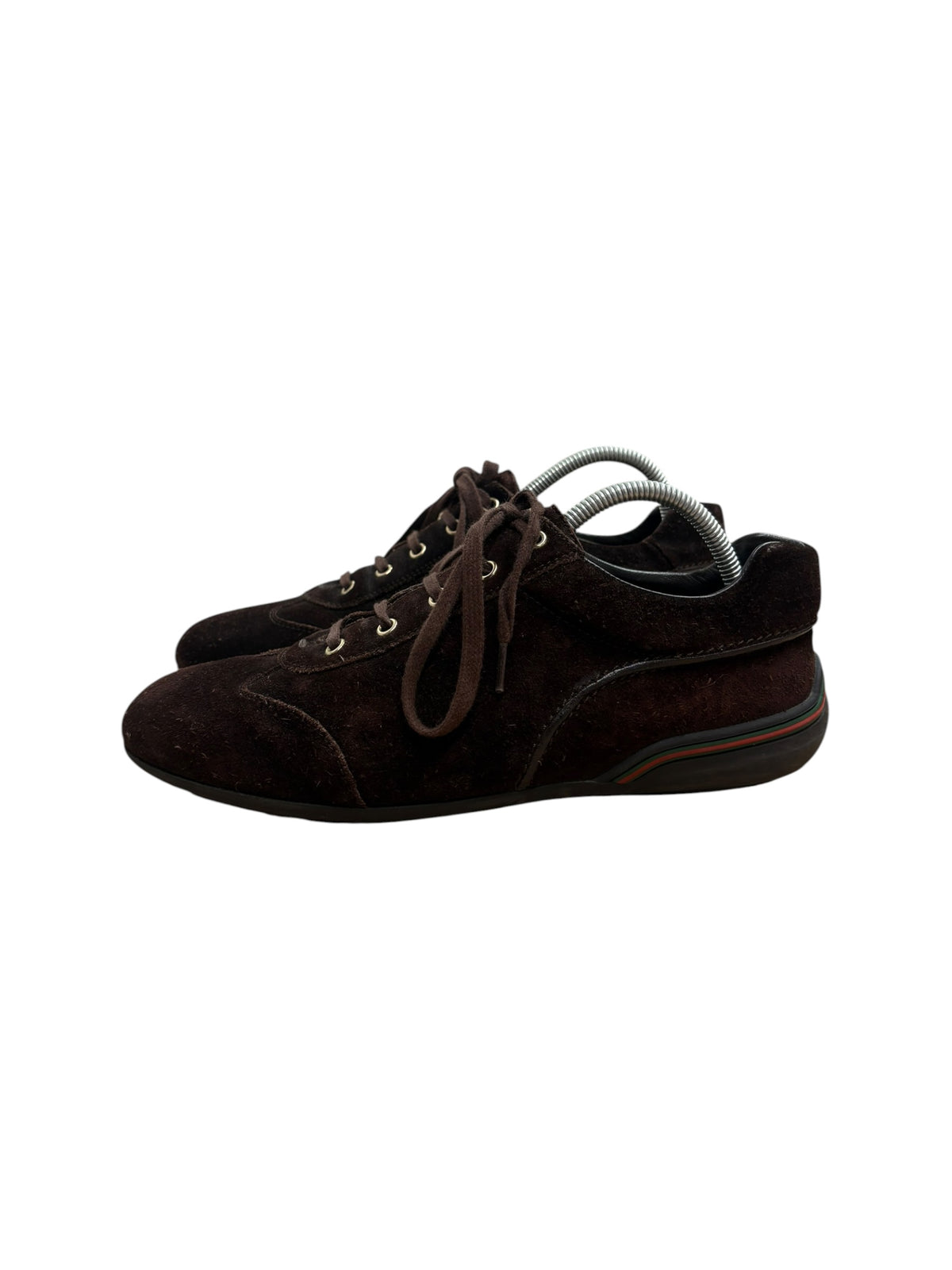 Gucci 2007 Suede Lace-Up Shoes