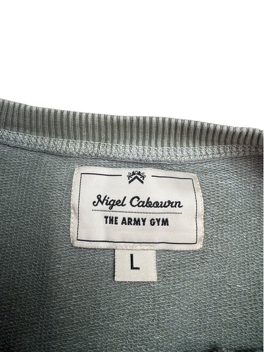 Nigel Cabourn Army Gym Embroidered Arrow Sweater