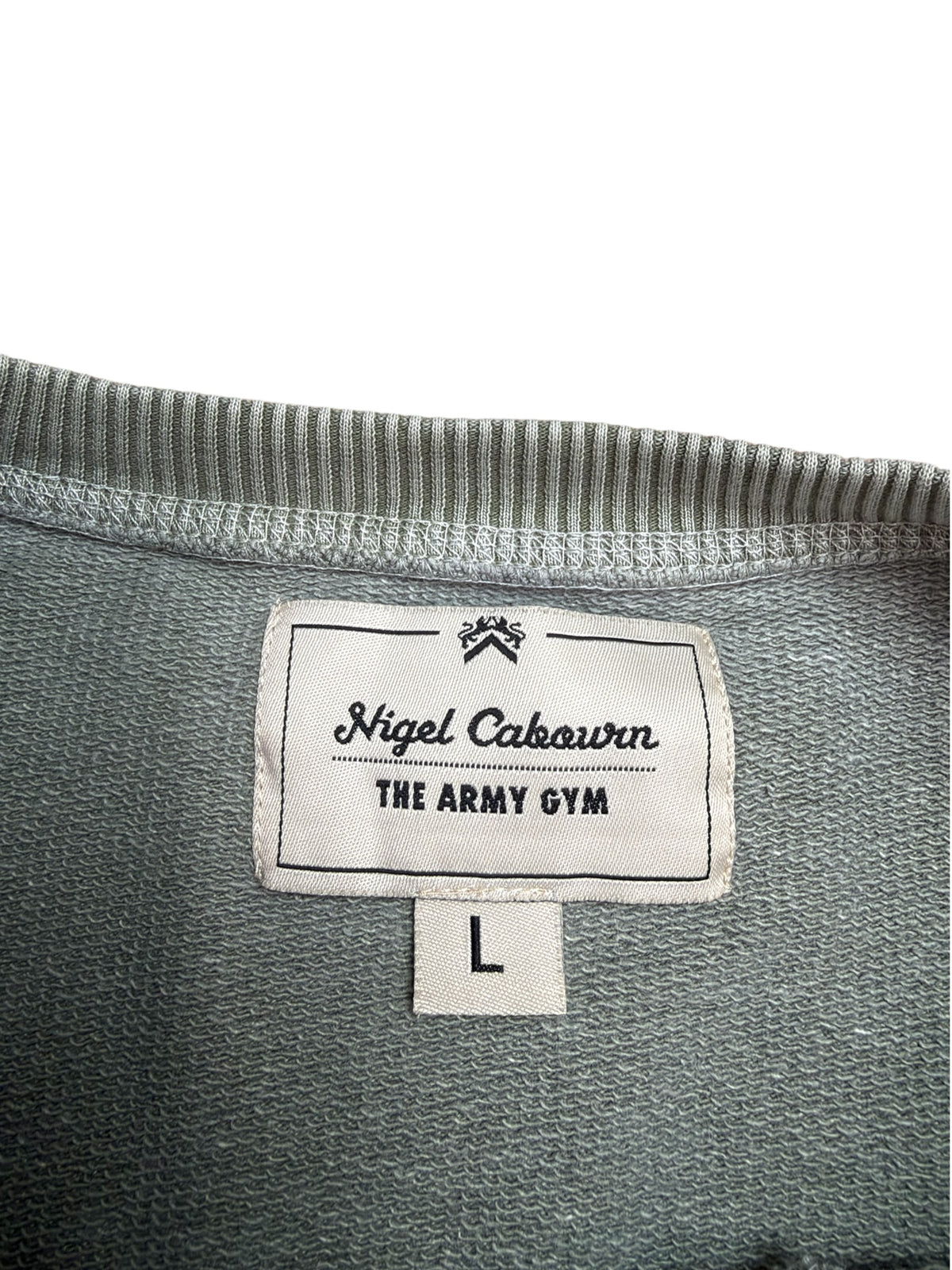 Nigel Cabourn Army Gym Embroidered Arrow Sweater