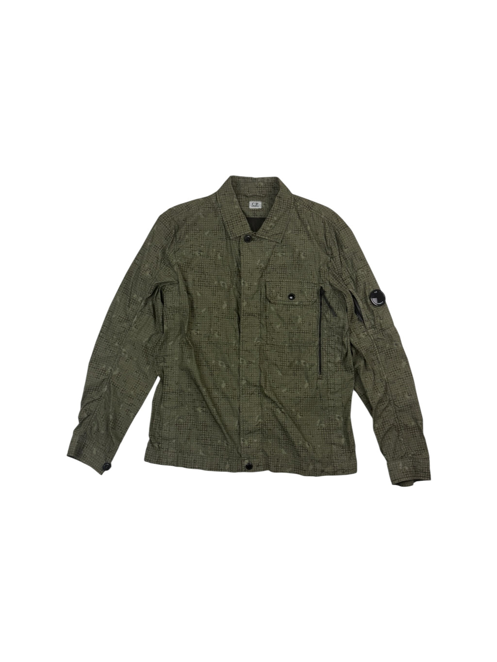 C.P Company Digi Camo Print Zip Overshirt