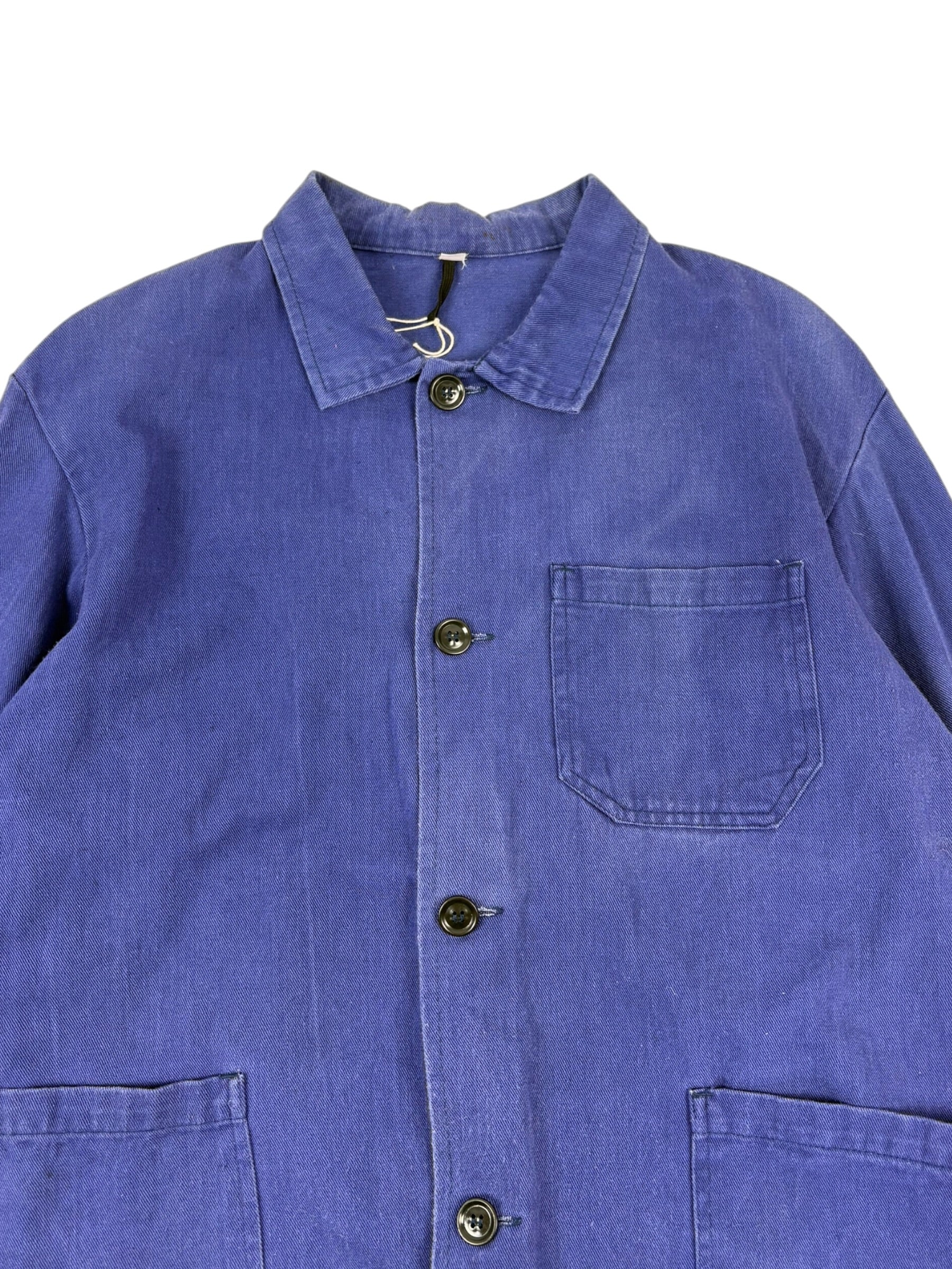 French 1980s Workwear Faded Chore Jacket