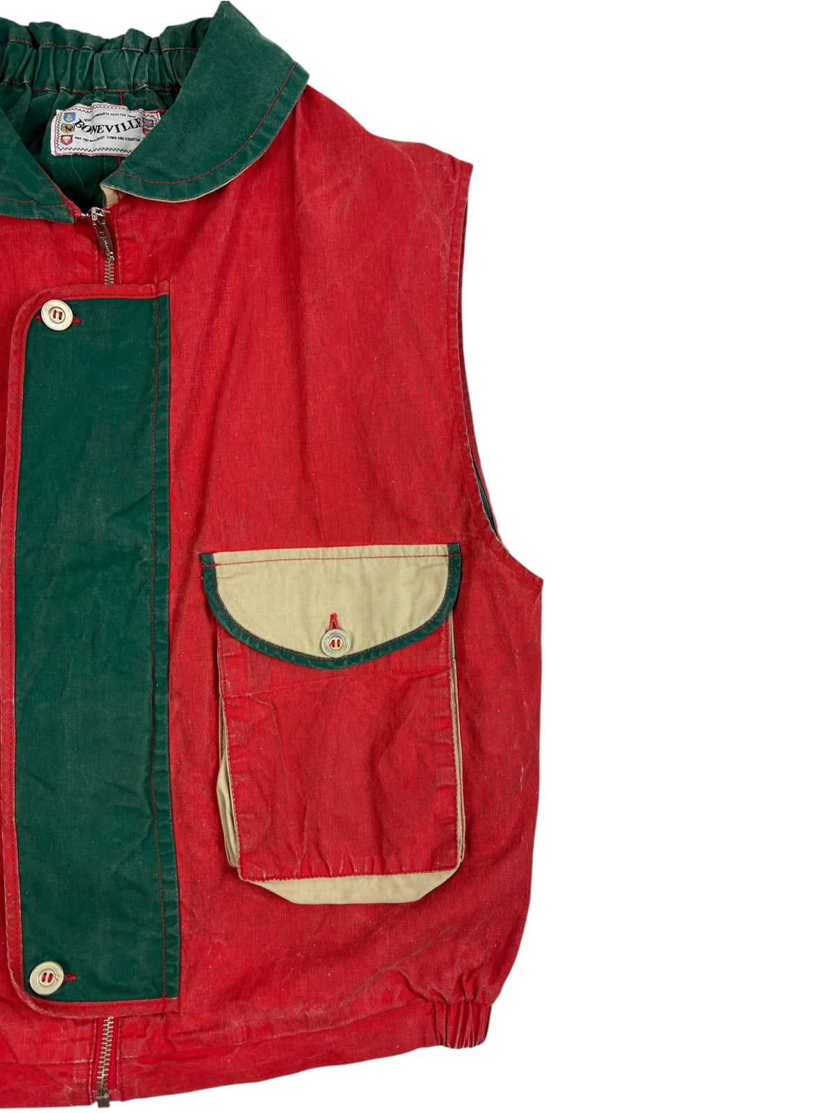 Boneville 1984 Cargo Military Vest
