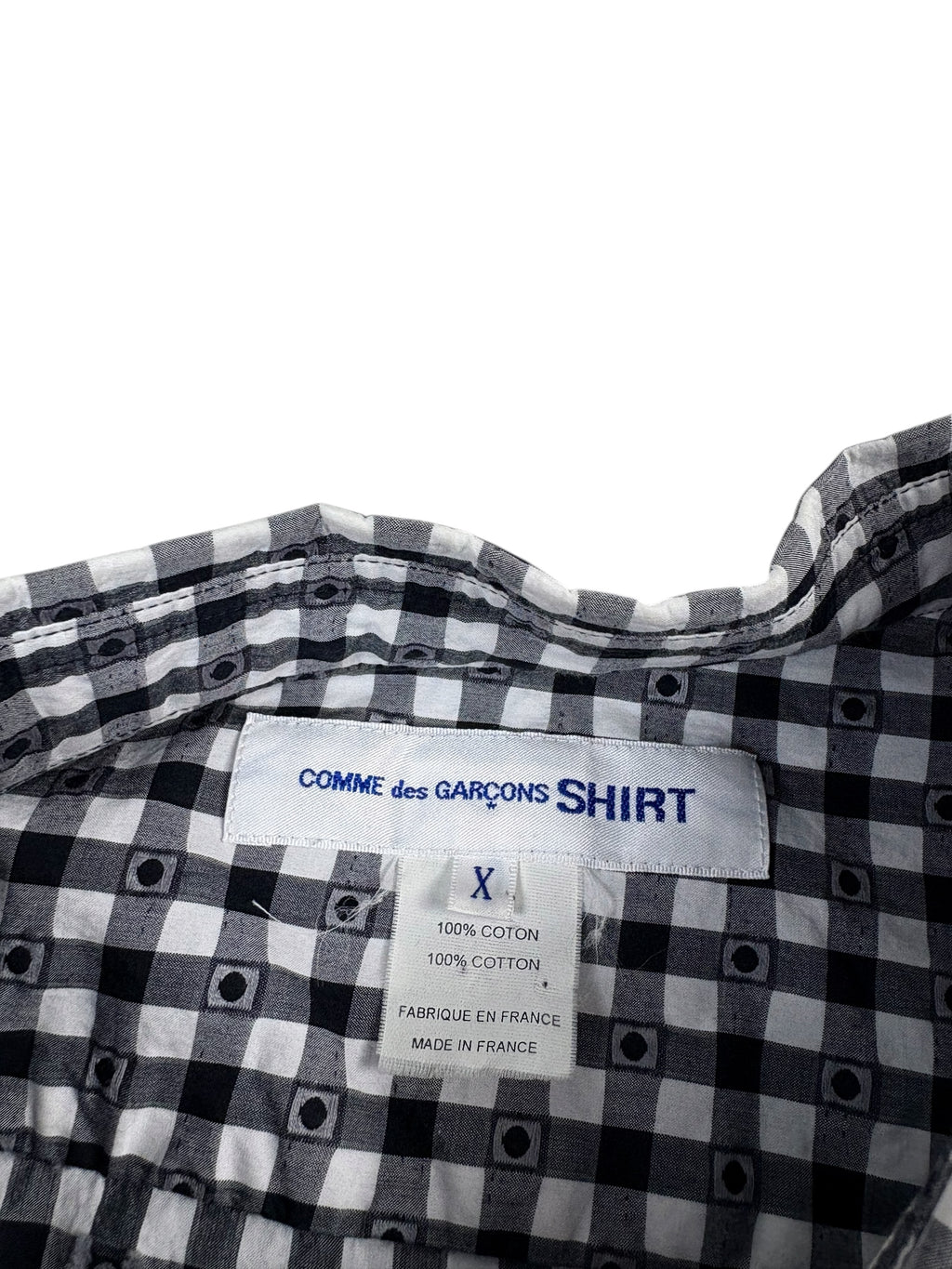 Comme Des Garçons SHIRT Gingham Check Shirt