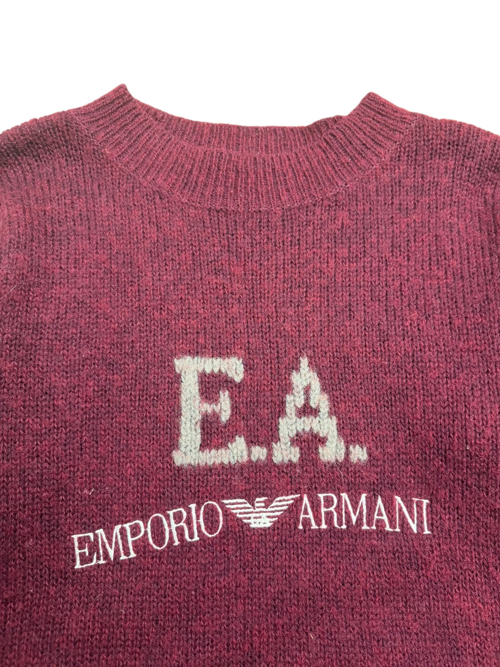 Emporio Armani 90s Shetland Wool Sweatshirt