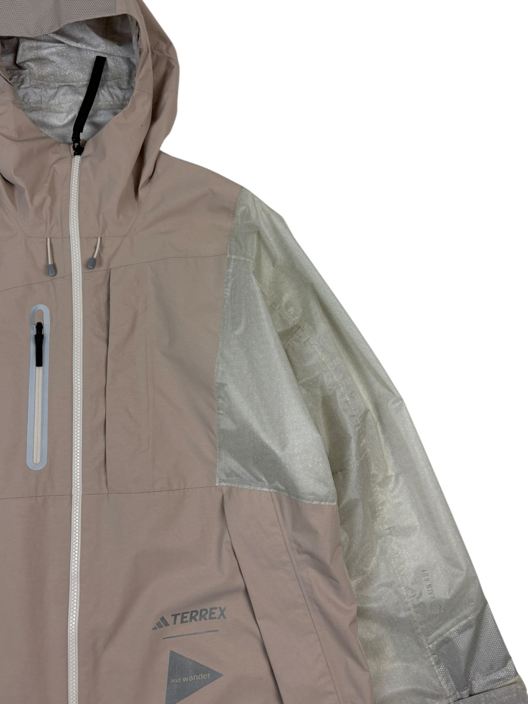 And Wander x Adidas TERREX Xploric RAIN.RDY Hooded Jacket