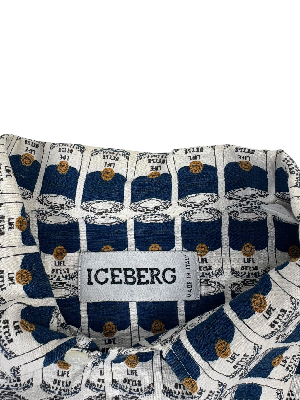 Iceberg 90s Pop Art Campbell Soup Shirt