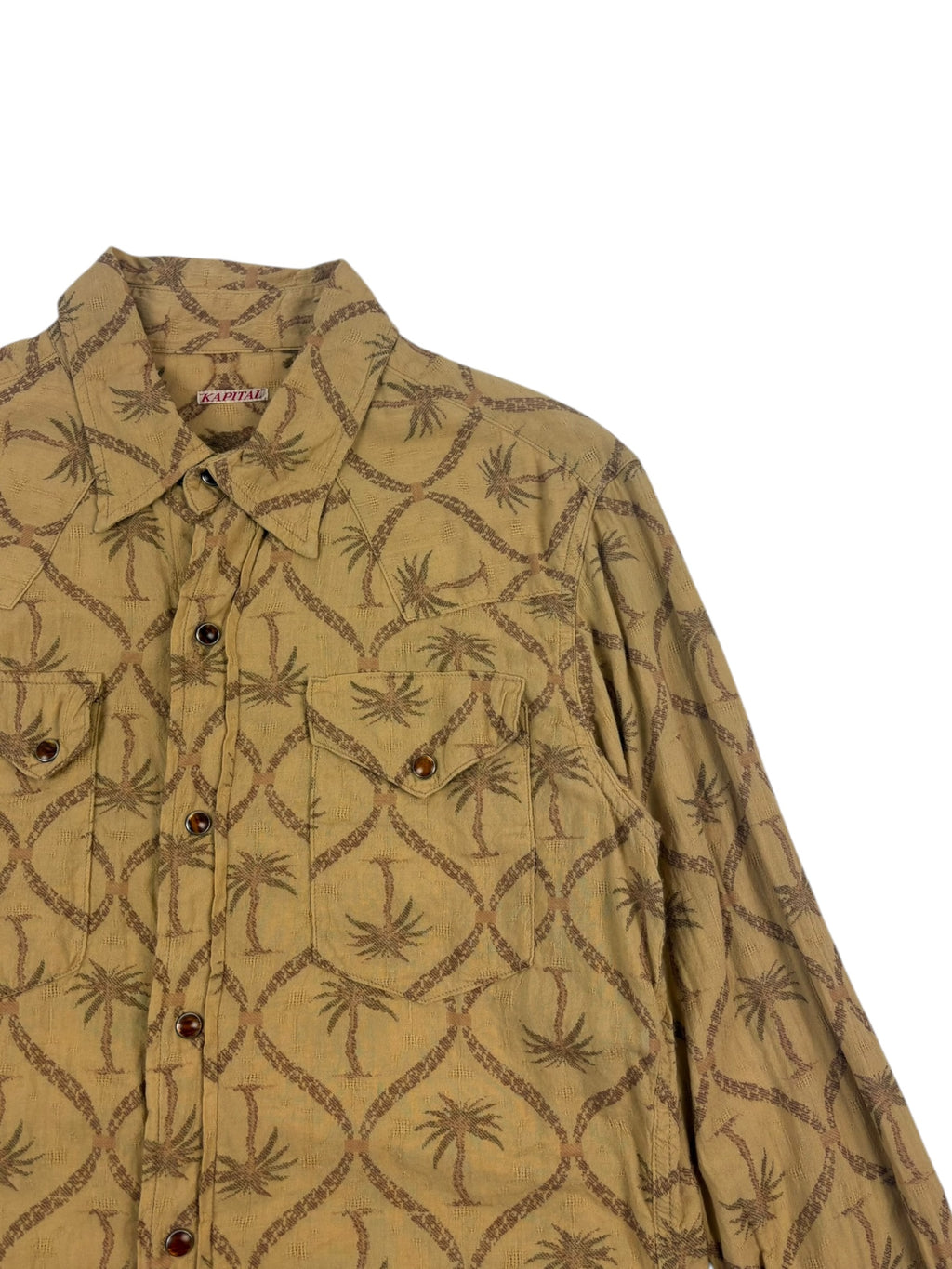 Kapital Jacquard Palm Tree Shirt