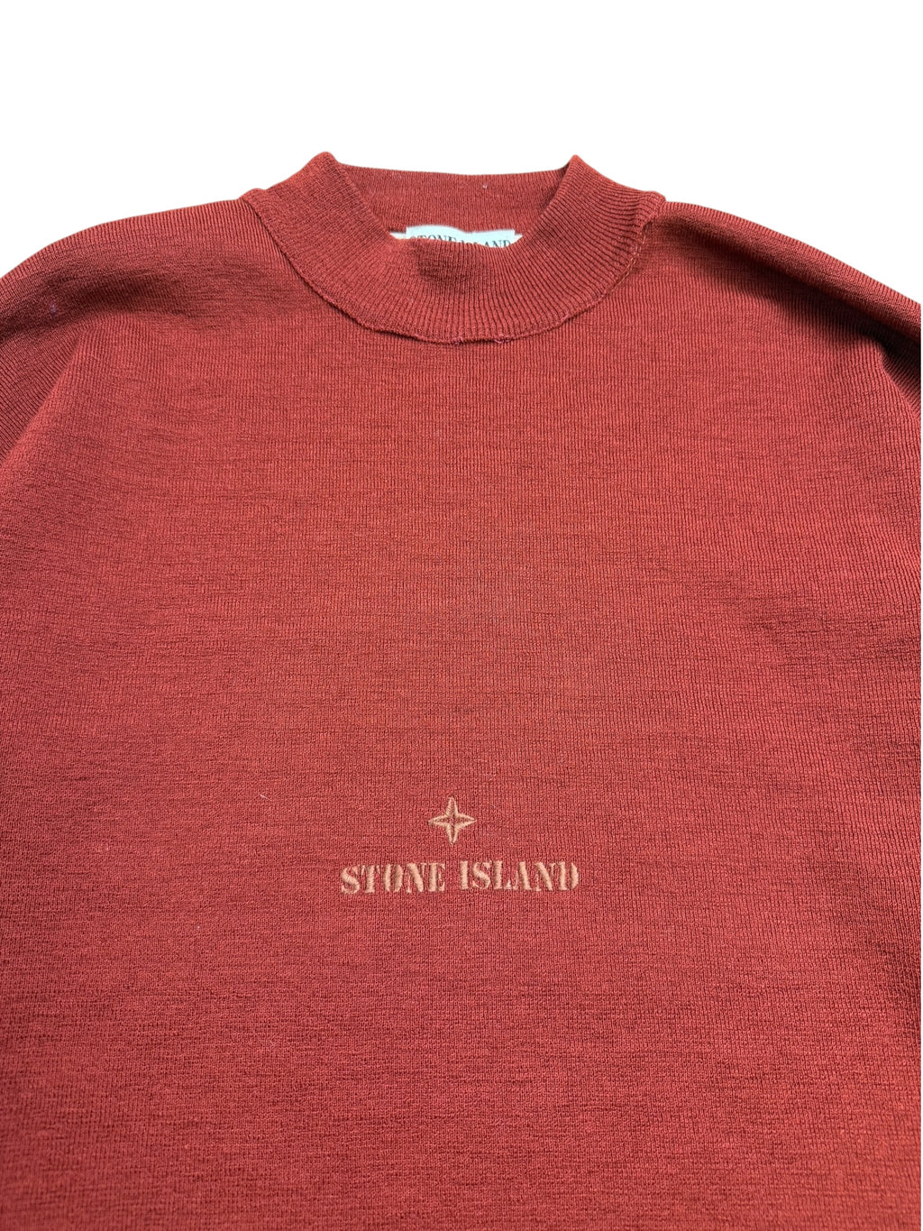 Stone Island 80’s Mock Neck Spell Out Sweatshirt