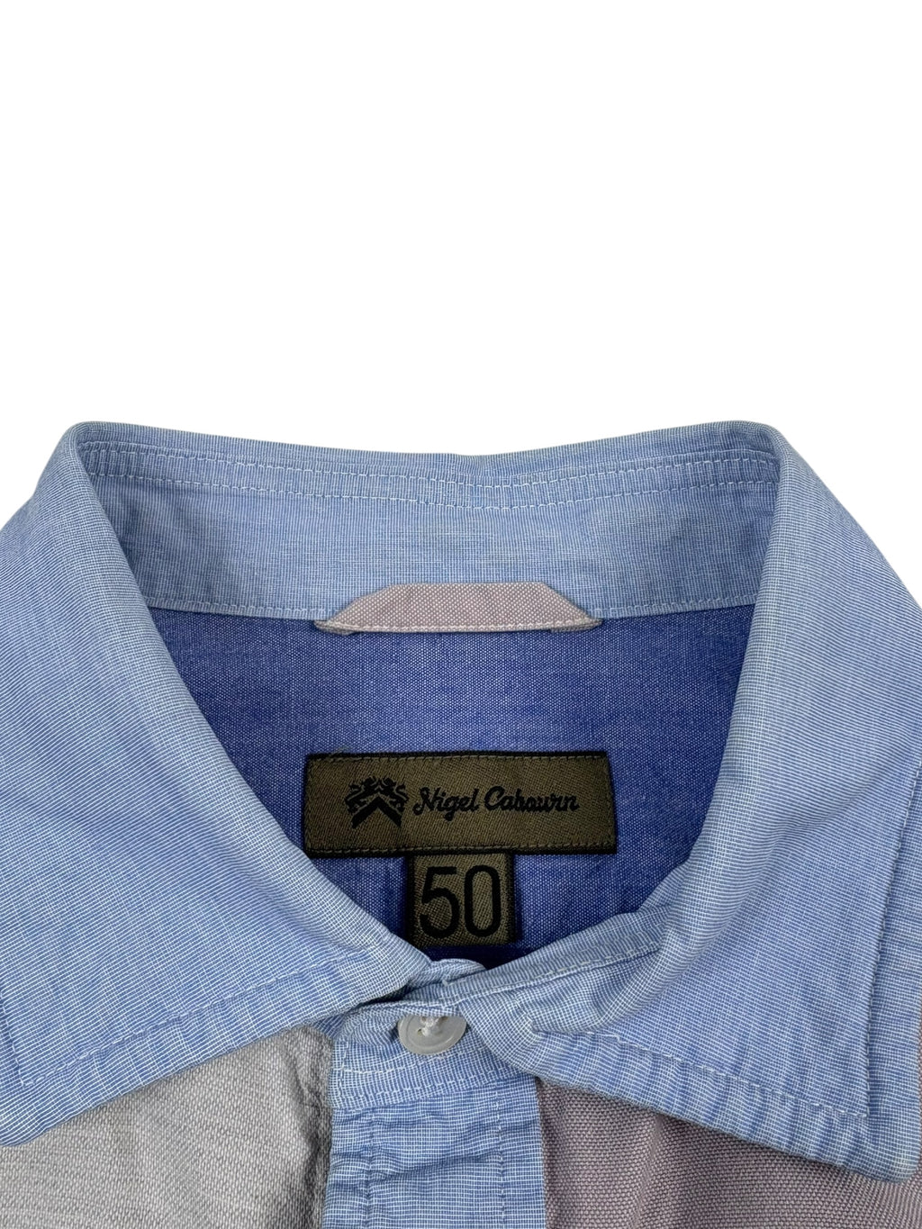 Nigel Cabourn Mainline Colour-Block British Officer Shirt