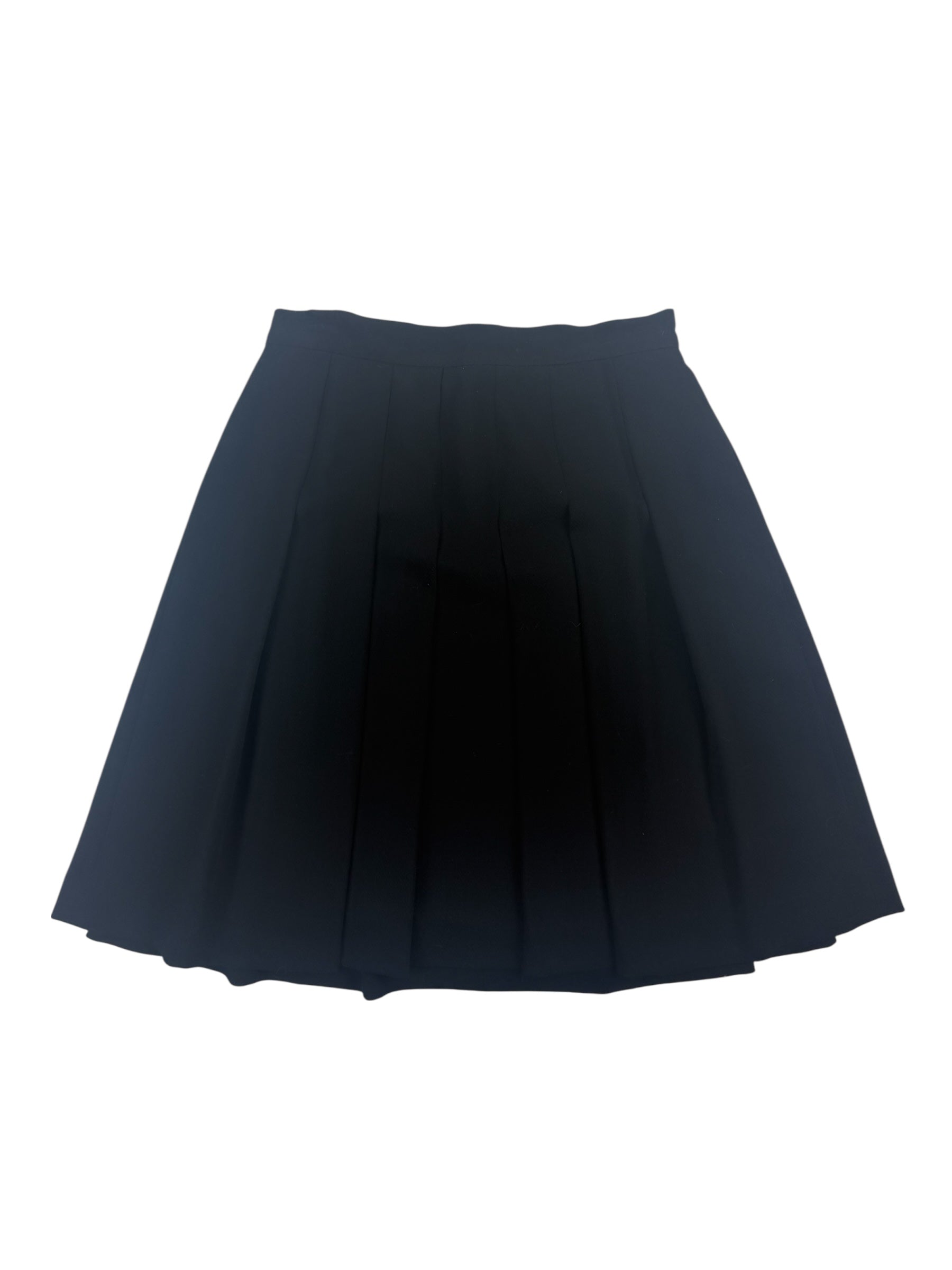 Chanel Spring / 1995 Pleated Wool Skirt