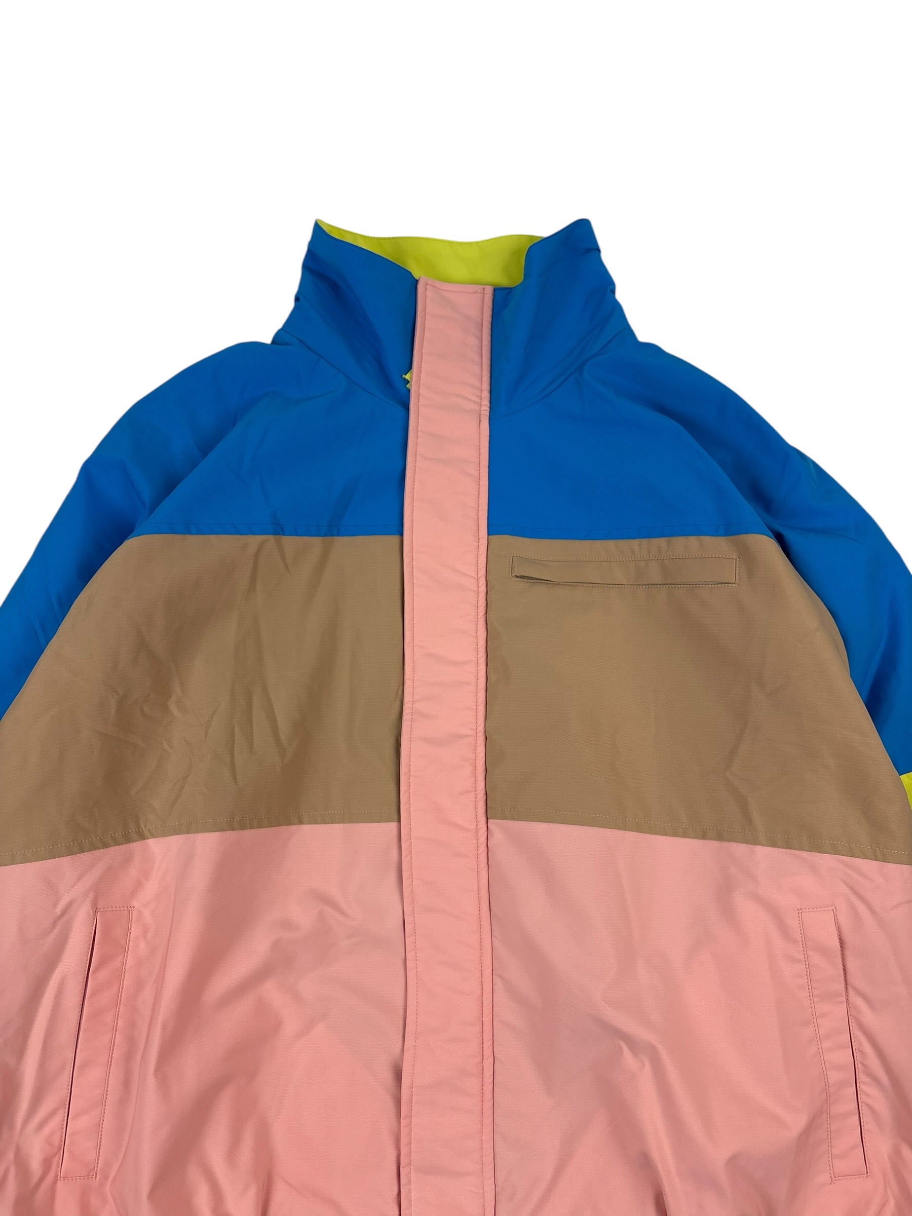 Drôle De Monsieur Colour Block Striped Jacket