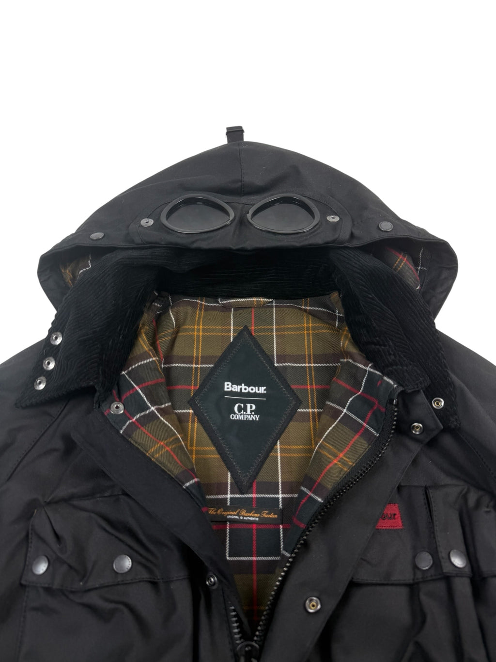Barbour x C.P. Company Creel Waxed Goggle Jacket