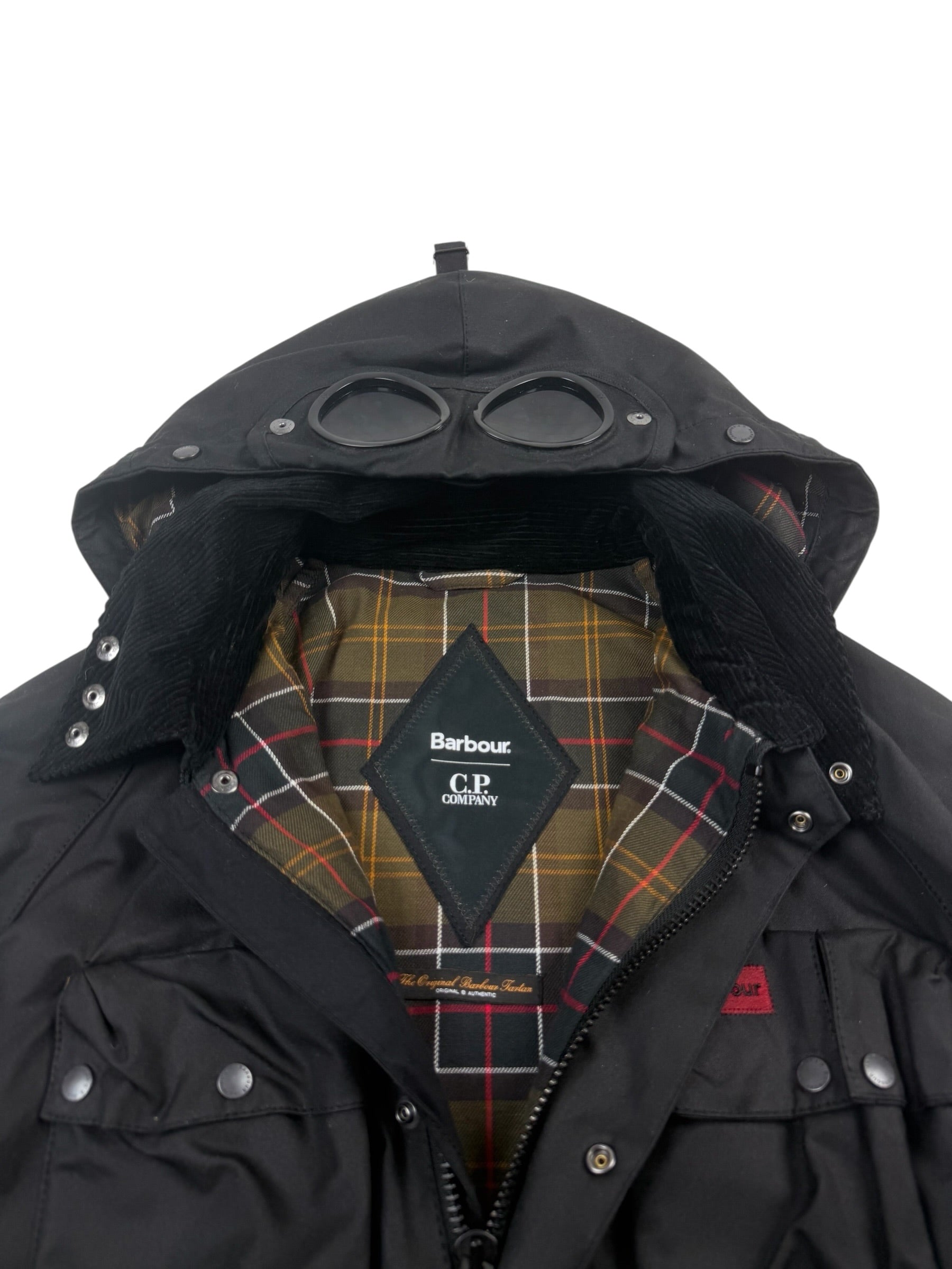 Barbour x C.P. Company Creel Waxed Goggle Jacket
