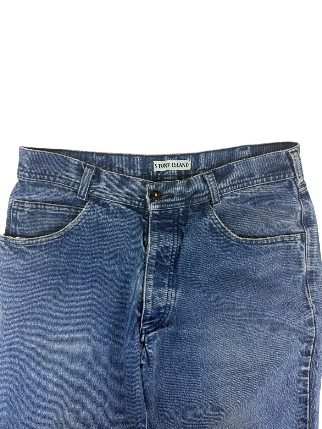 Stone Island 90s Stonewash Patch Jeans