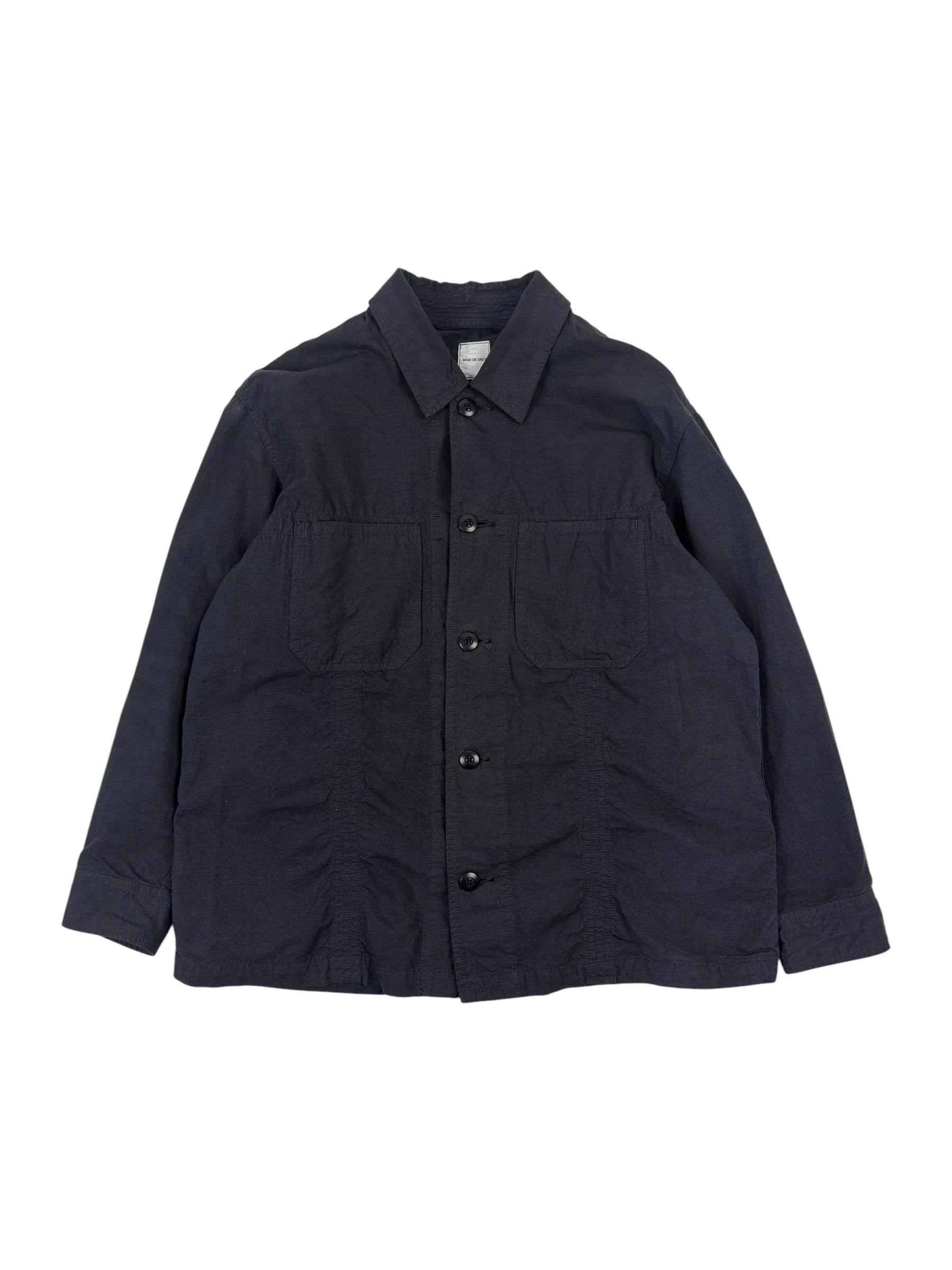 Sage De Cret Utility Overshirt