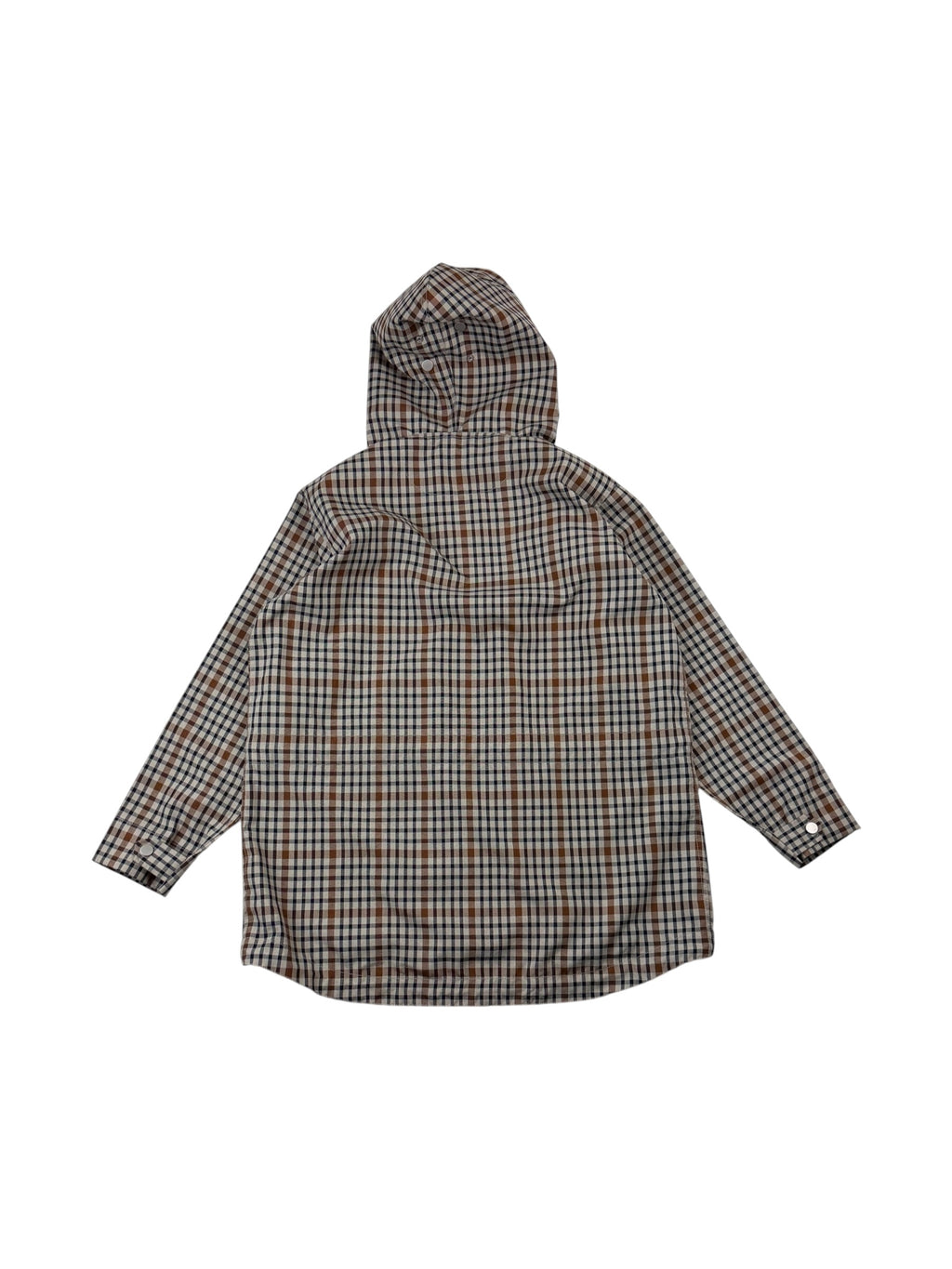 Nigel Cabourn Mainline Stone Check Zip Smock