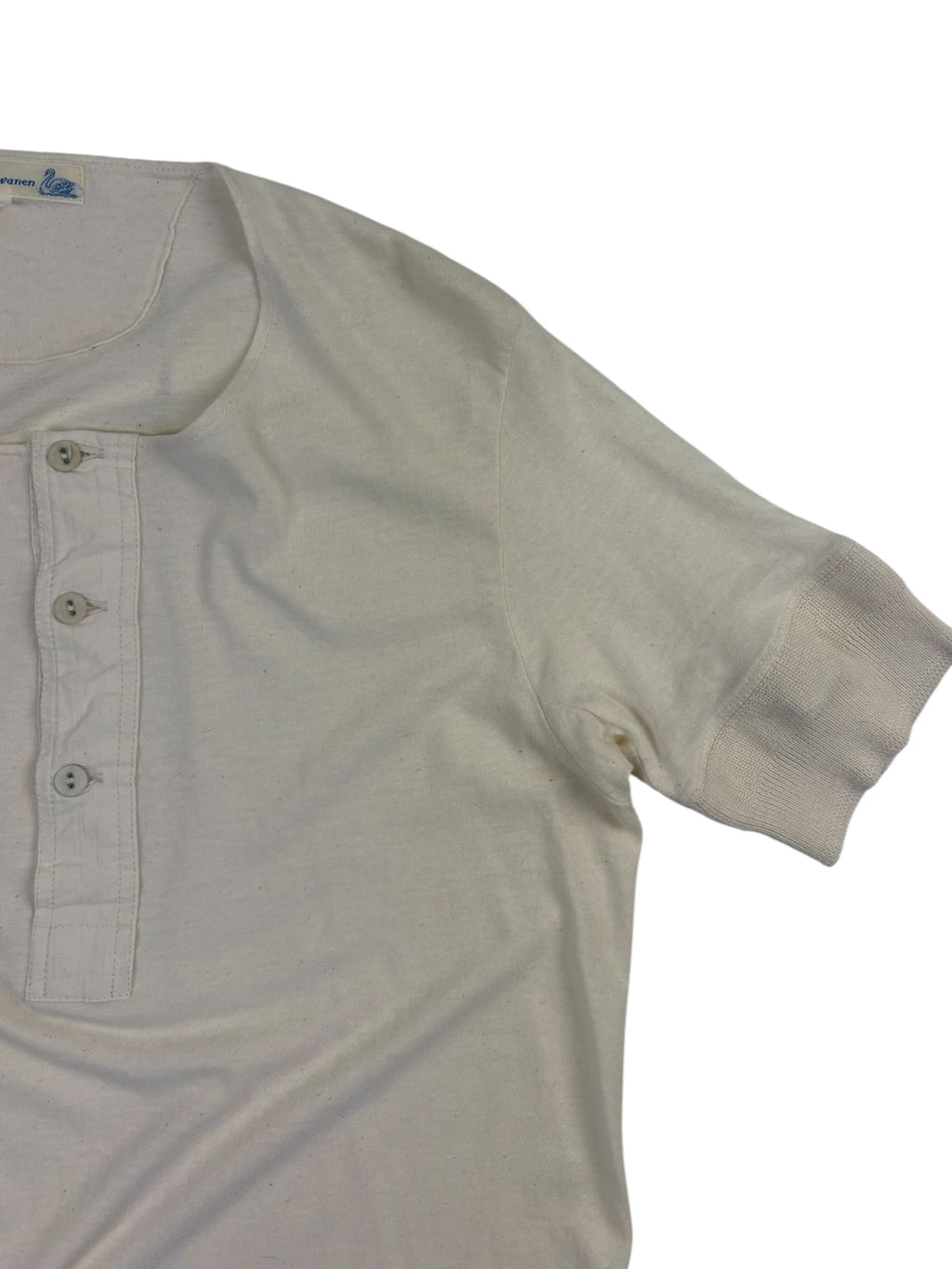 Merz b Schwanen Short Sleeve Henley Shirt