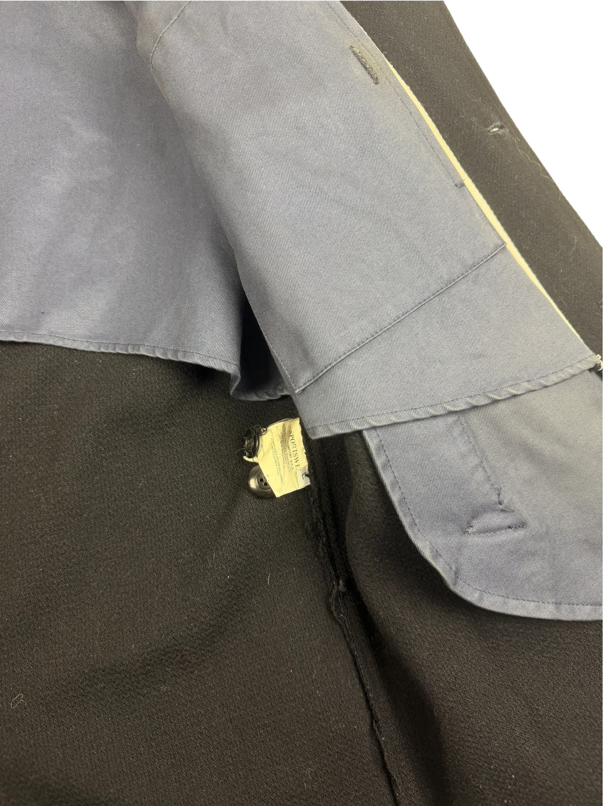 Stone Island Denims AW02 Double Breasted Pea Coat