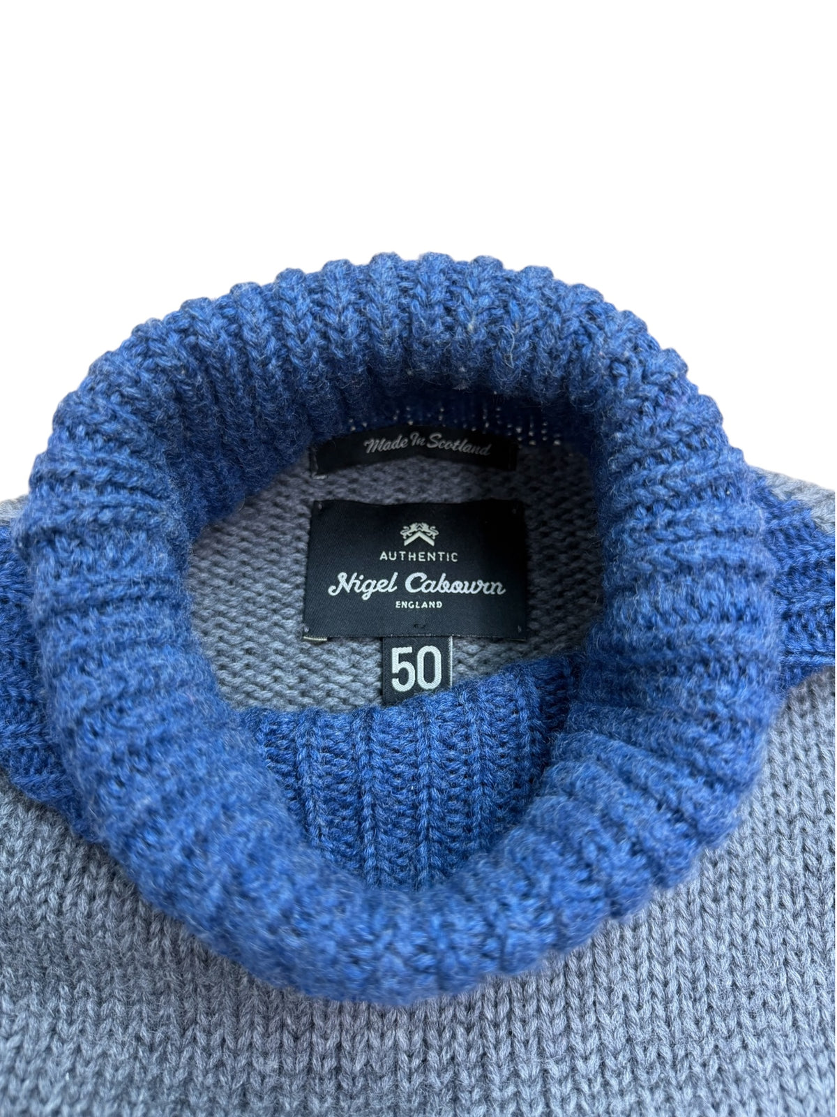 Nigel Cabourn Authentic George Lowe Wool Roll Neck