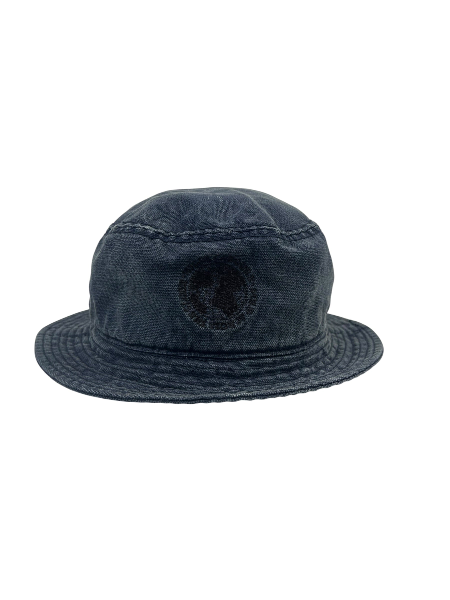 Nigel Cabourn Lybro Globe Embroidered Bucket Hat