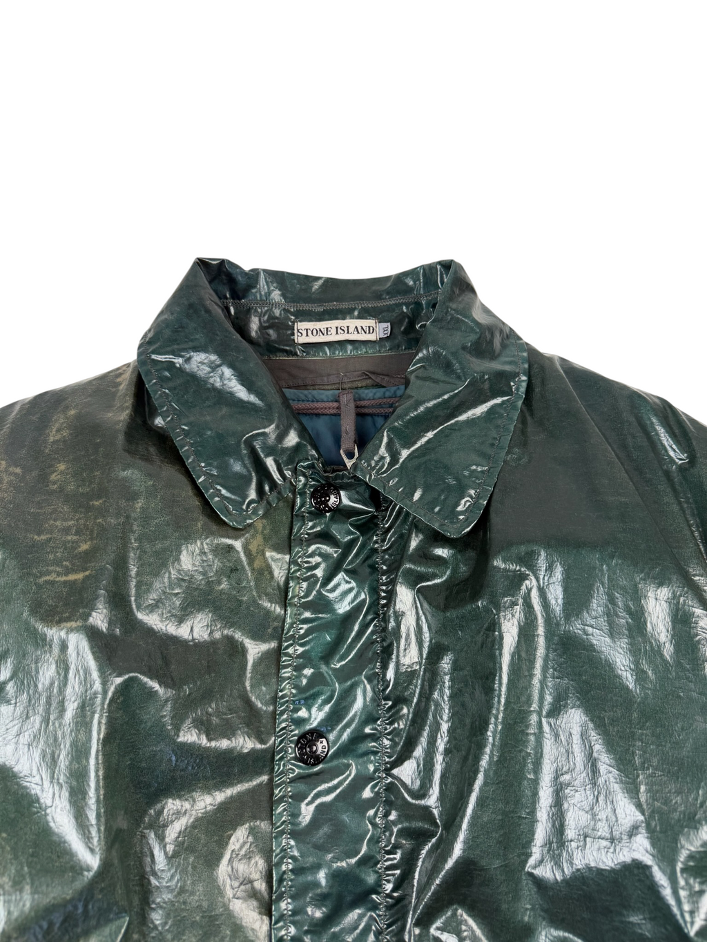 Stone Island AW92 Glazed Silk / Toffee Wrapper Jacket