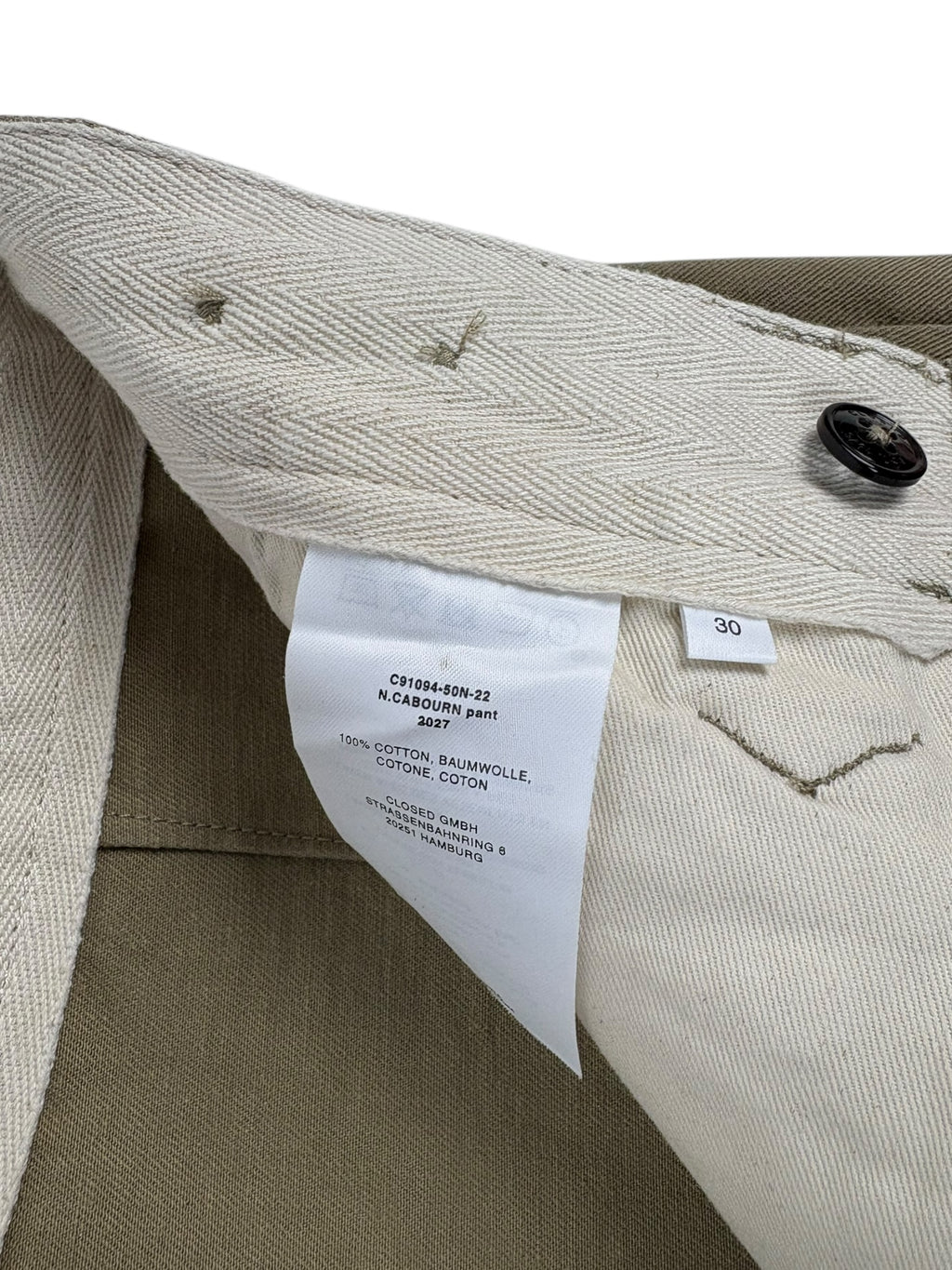 Nigel Cabourn Closed Military Pant