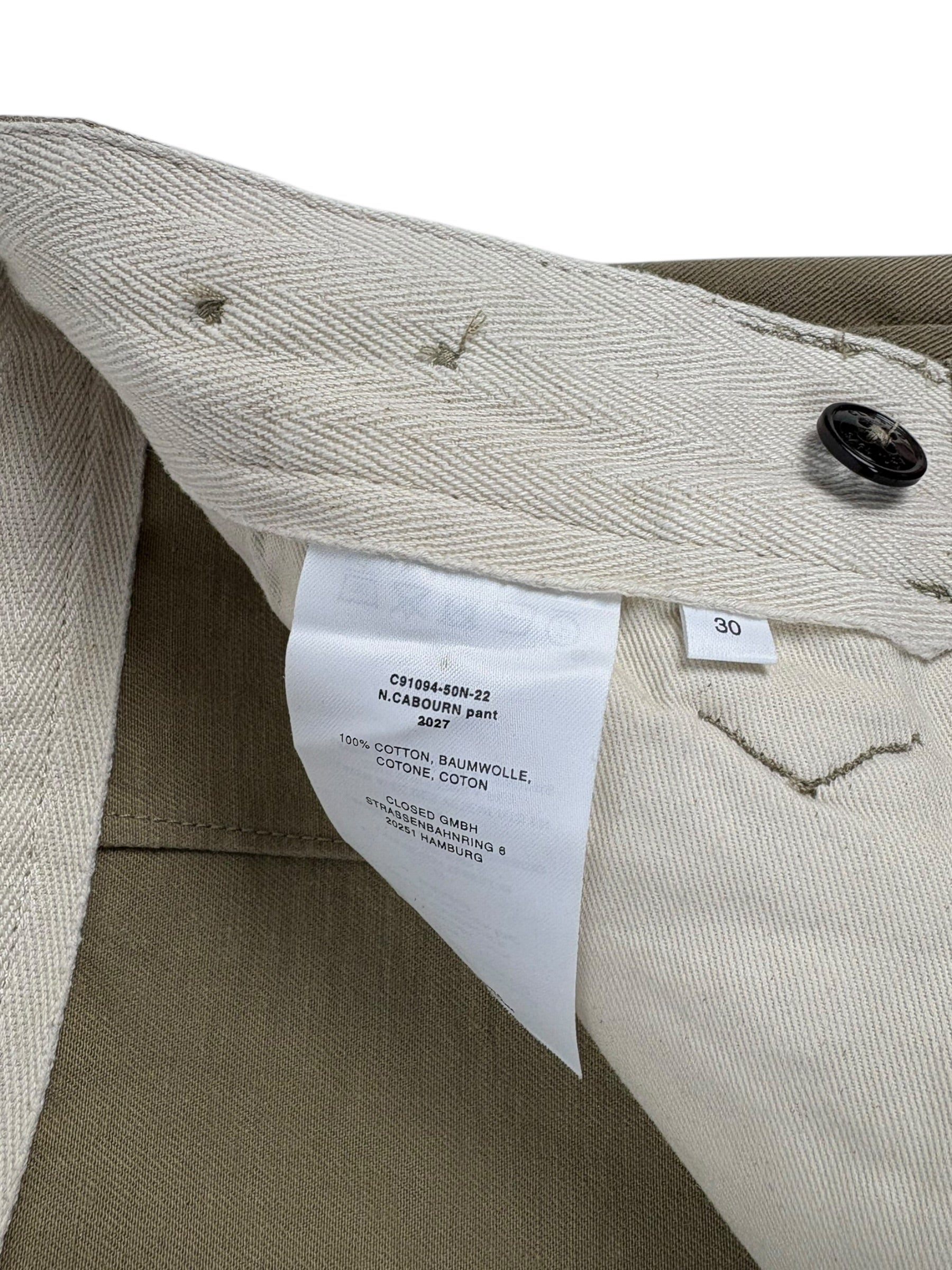 Nigel Cabourn Closed Military Pant
