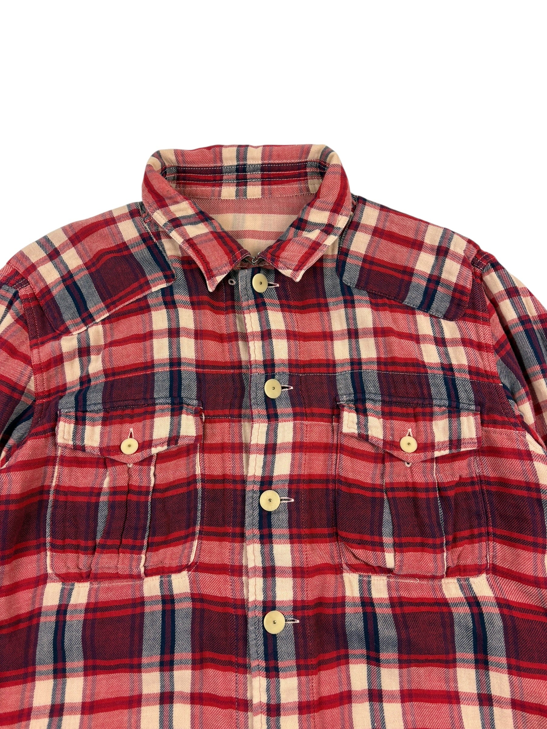 Nigel Cabourn Mainline Reversible Check Work Overshirt