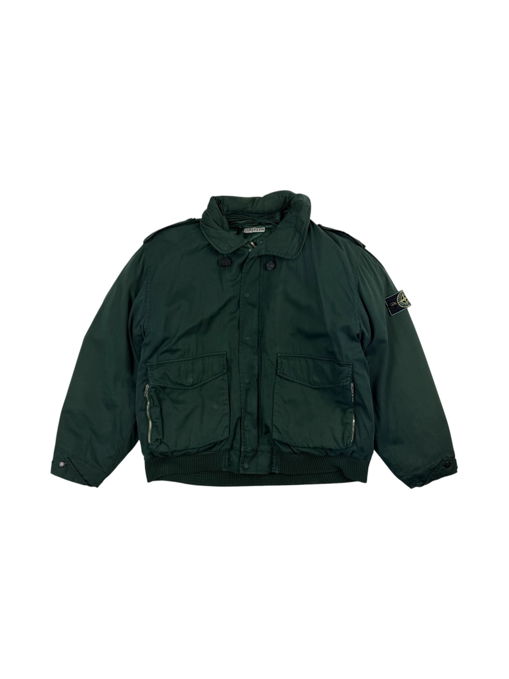 Stone Island 80s Raso Gommato Bomber Jacket