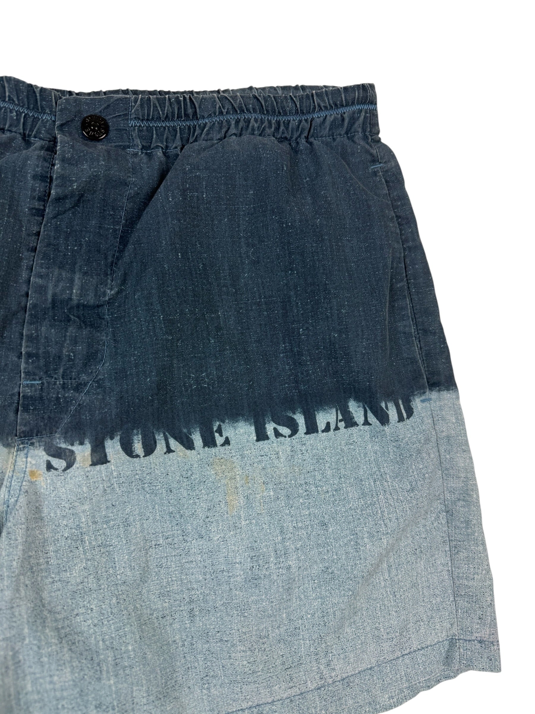Stone Island SS95 Spell-Out Swim Shorts