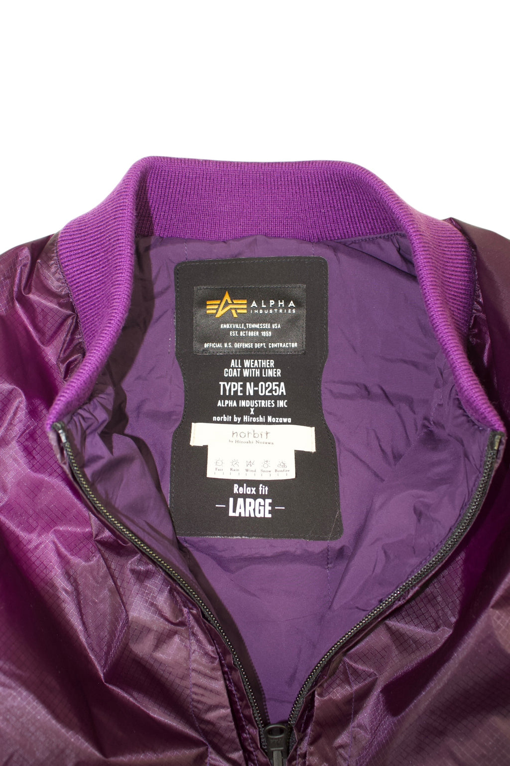Norbit by Hiroshi Nozawa x Alpha Industries All Weather Tech N-3B Jacket