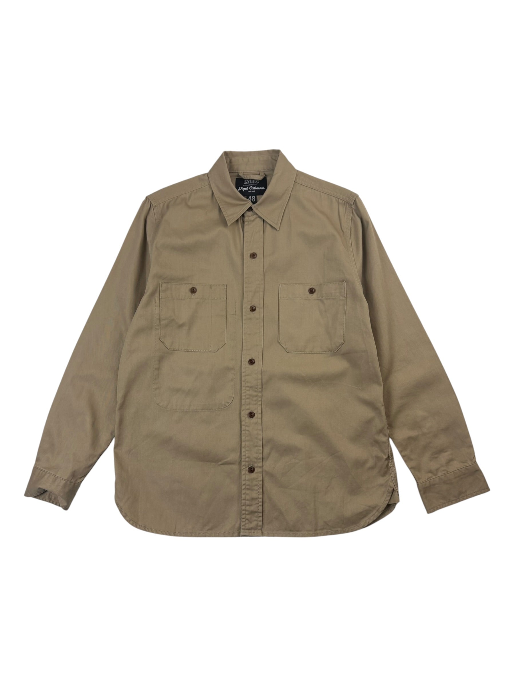 Nigel Cabourn Lybro Beige Joe’s Shirt
