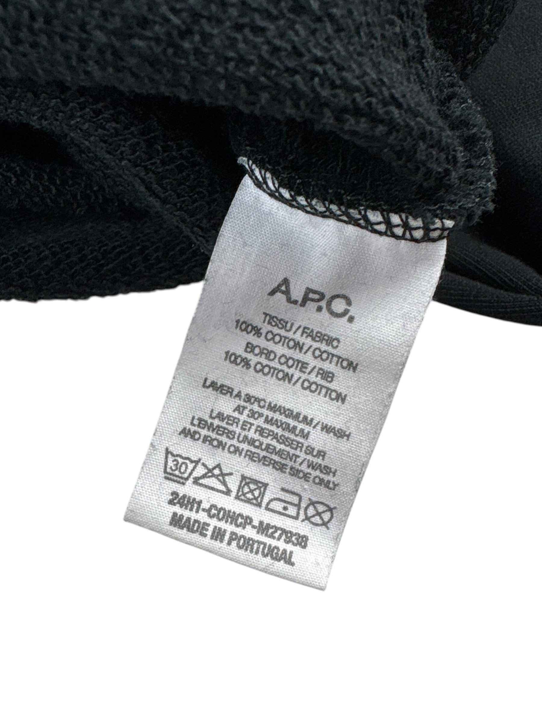 A.P.C. x JJJJound Collaboration Print Hoodie