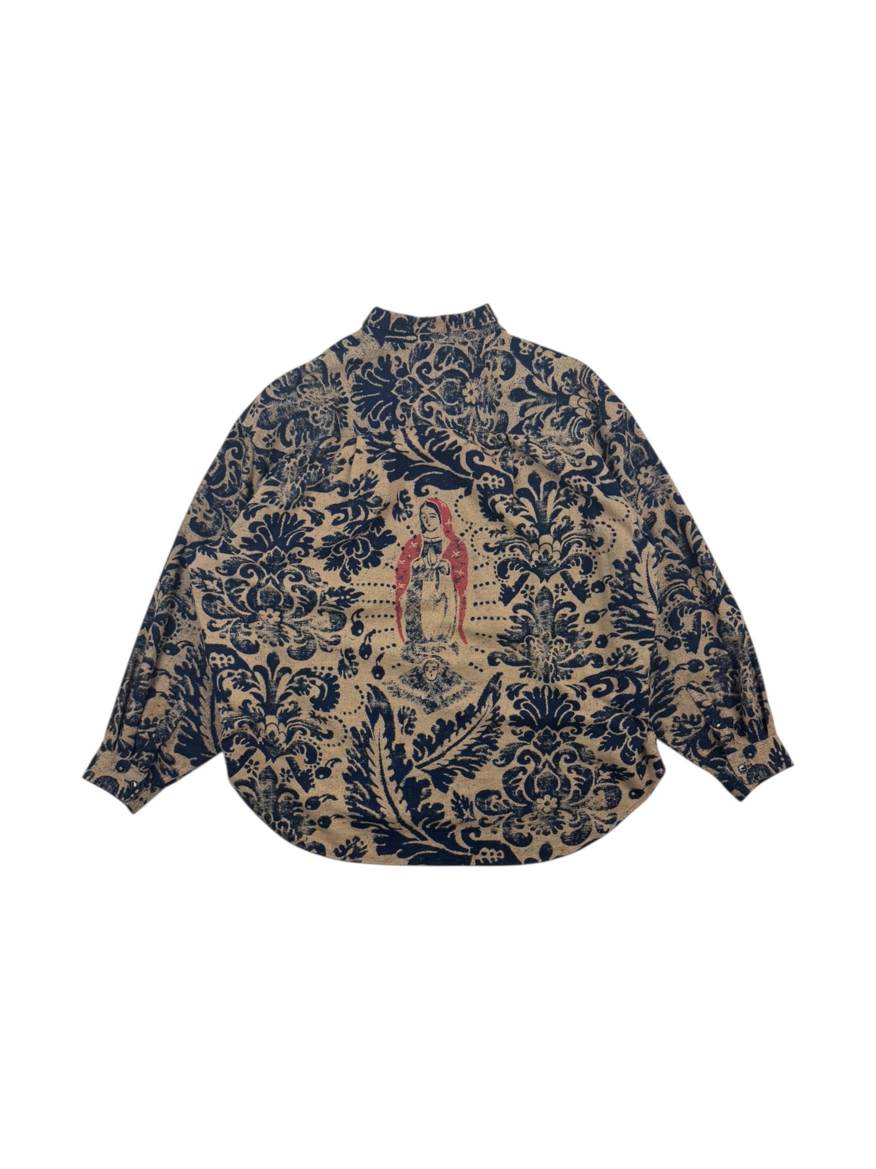 Kapital Maria Damask Big Silhouette Flannel Shirt