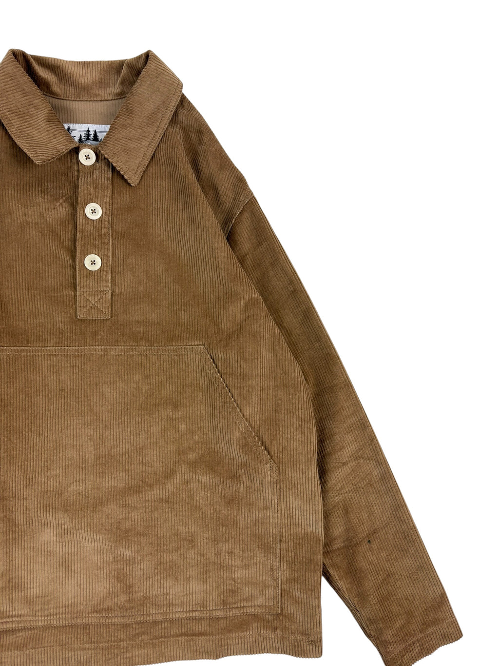 Cafe Mountain Corduroy Leisure Popover Shirt
