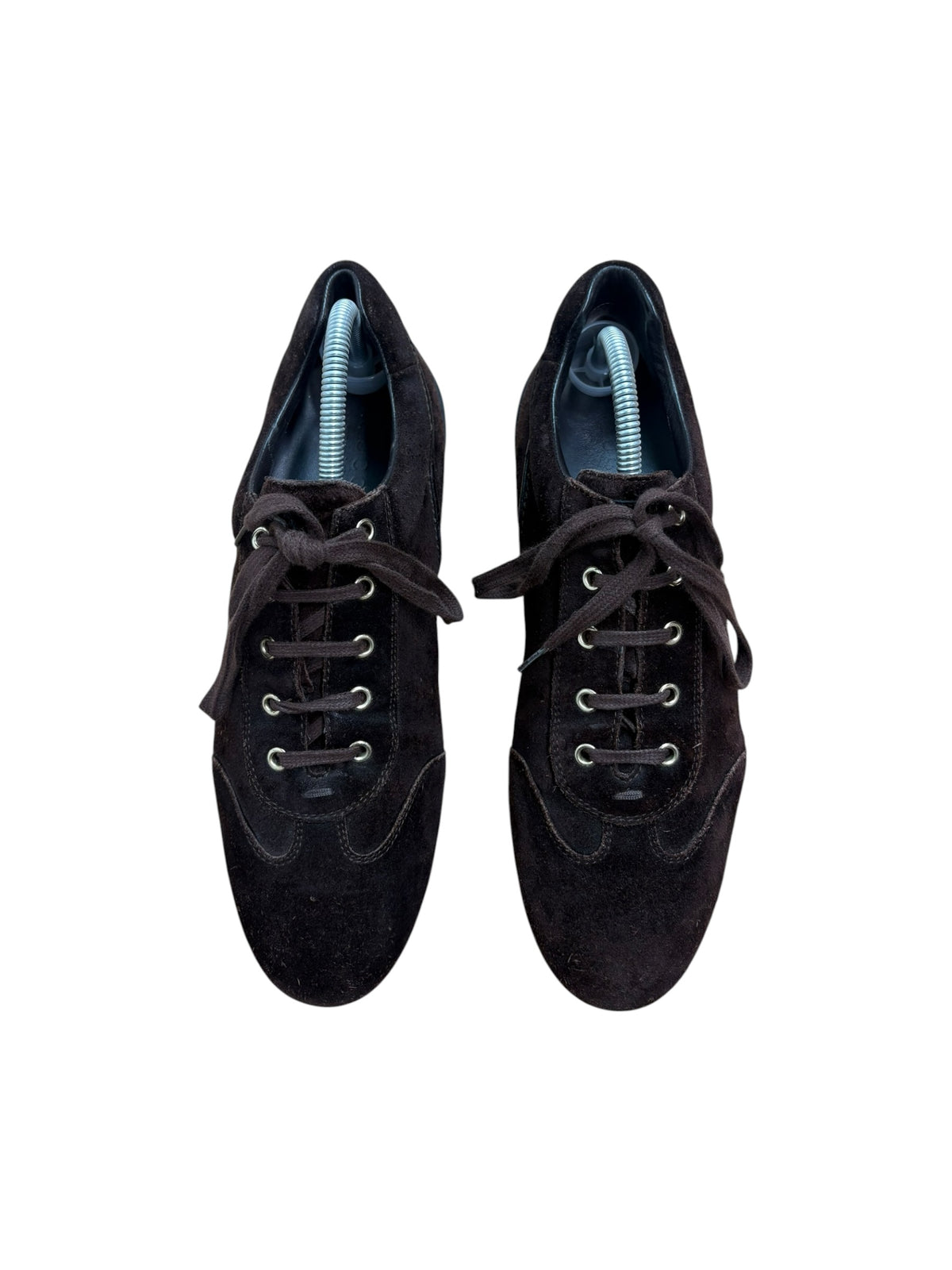 Gucci 2007 Suede Lace-Up Shoes