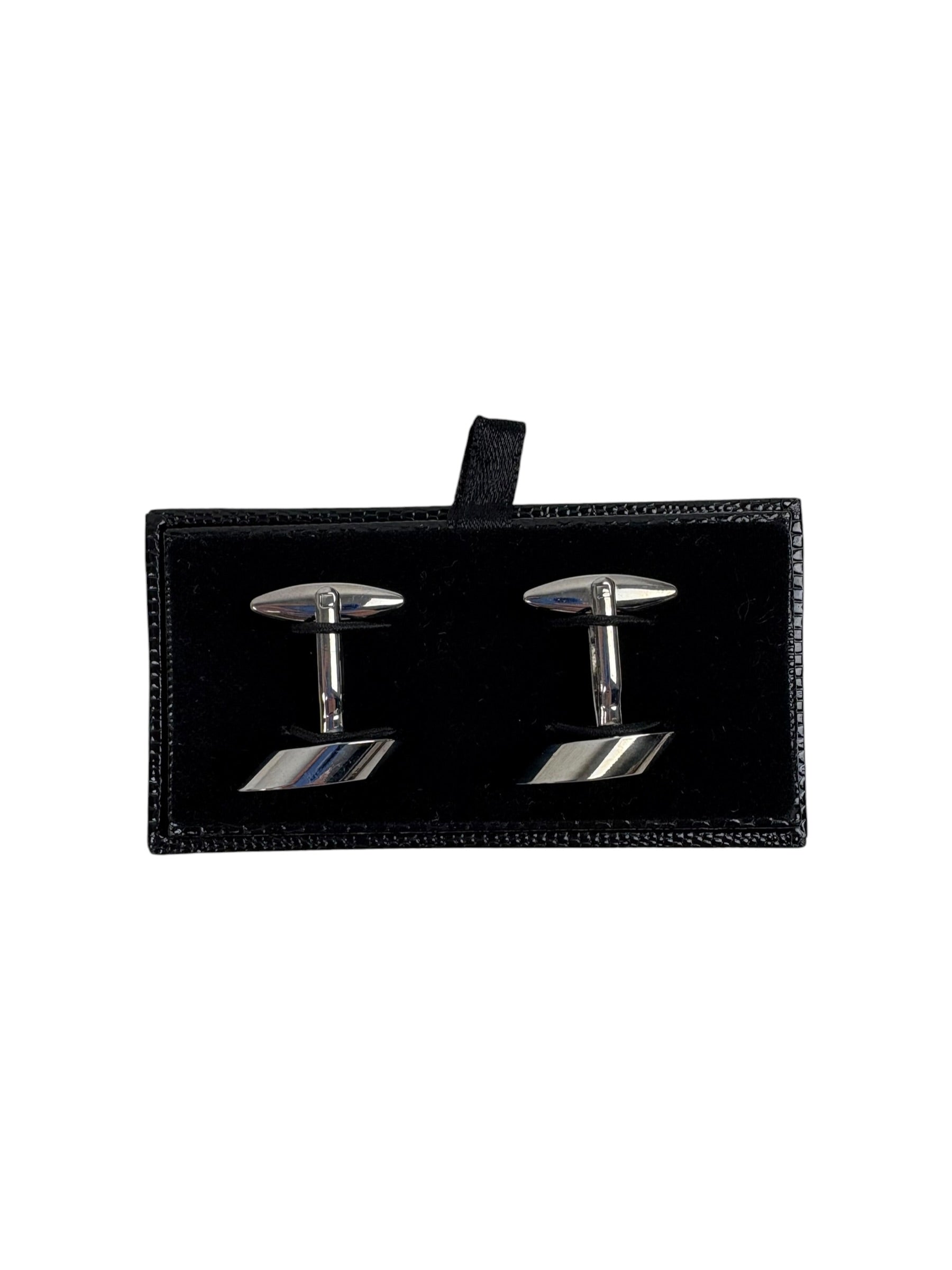 Hawes & Curtis Silver Tone Cufflinks