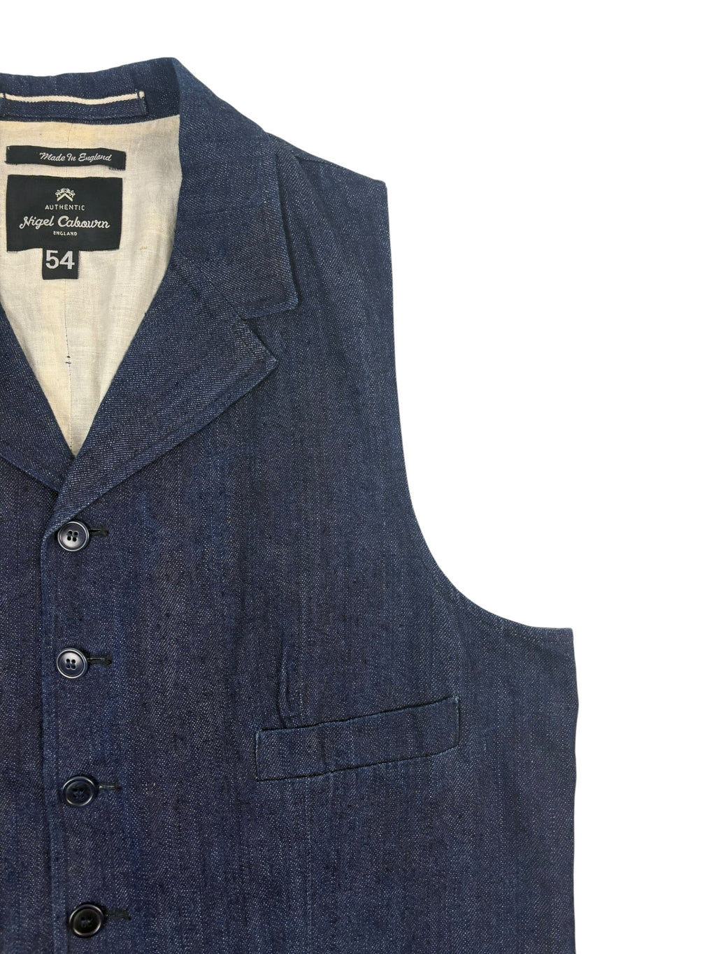 Nigel Cabourn Authentic Denim Mallory Vest