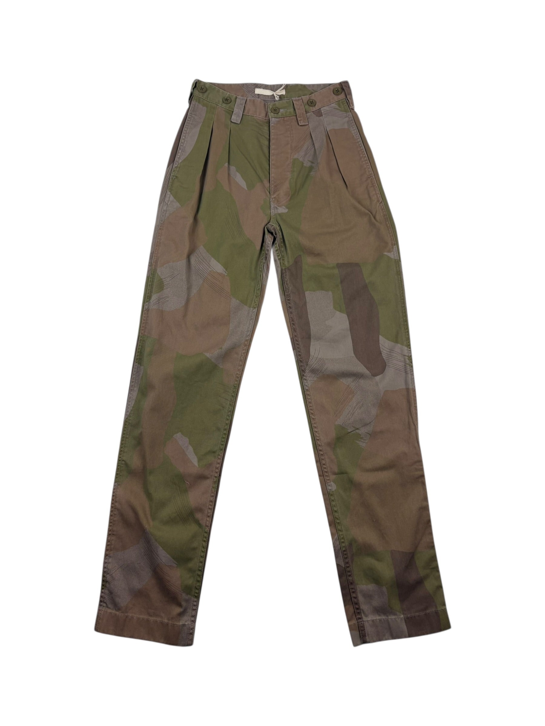 Nigel Cabourn Lybro Pleated Army Camo Pant