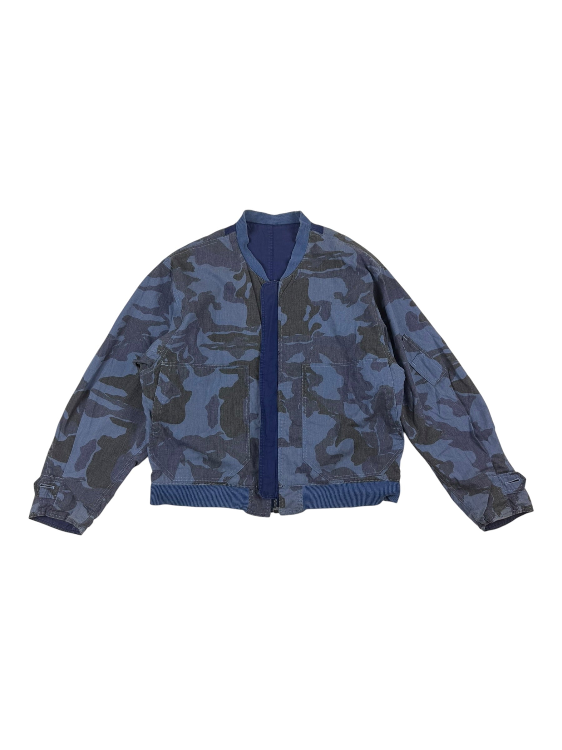 Nigel Cabourn 1980s Reversible Camo Bomber Jacket