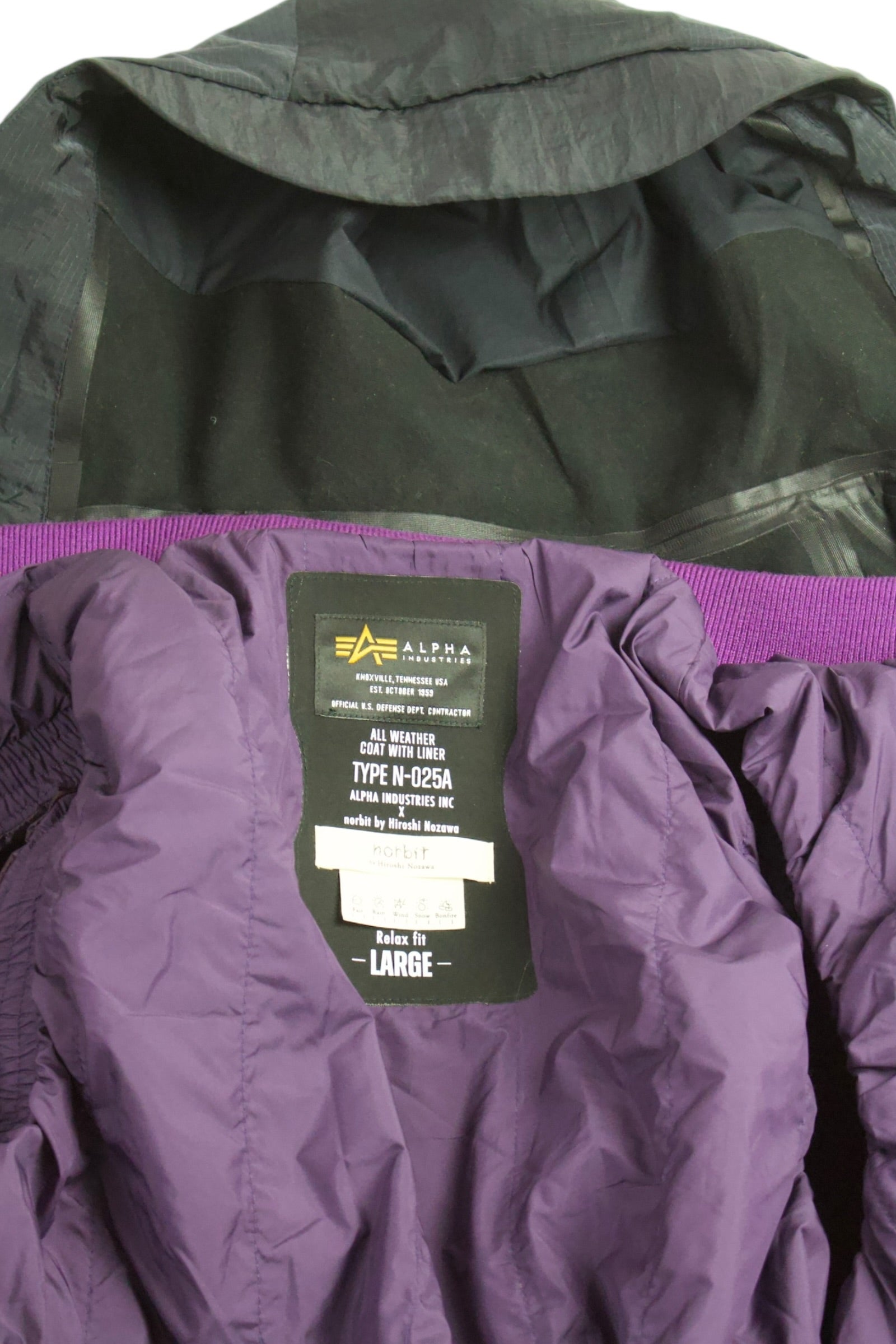 Norbit by Hiroshi Nozawa x Alpha Industries All Weather Tech N-3B Jacket