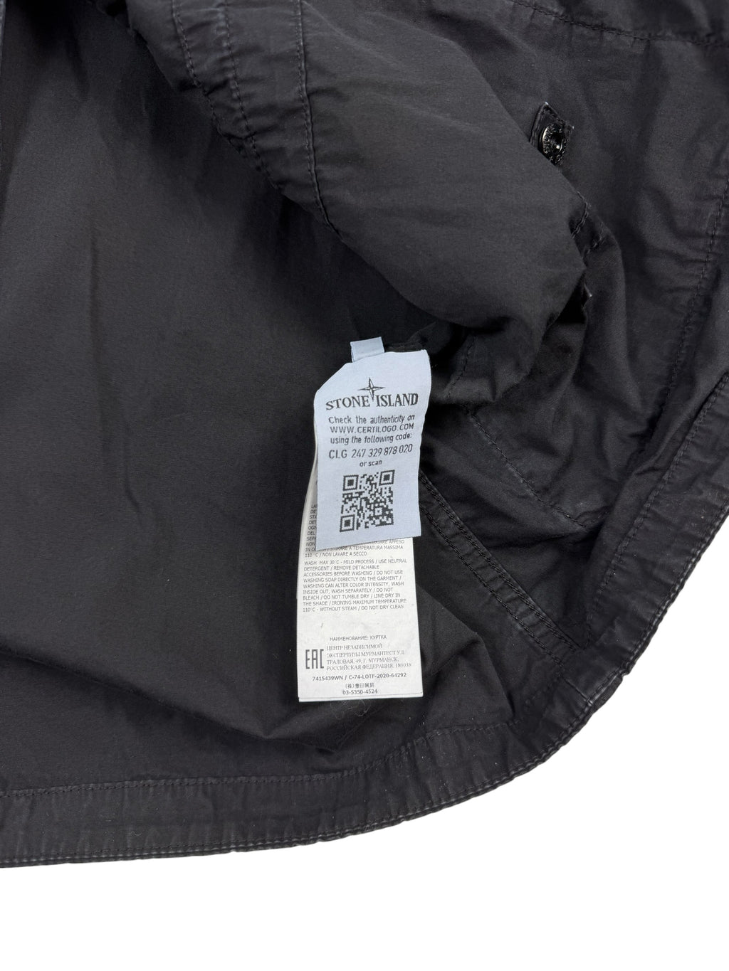 Stone Island Tela Smerigliata Jacket