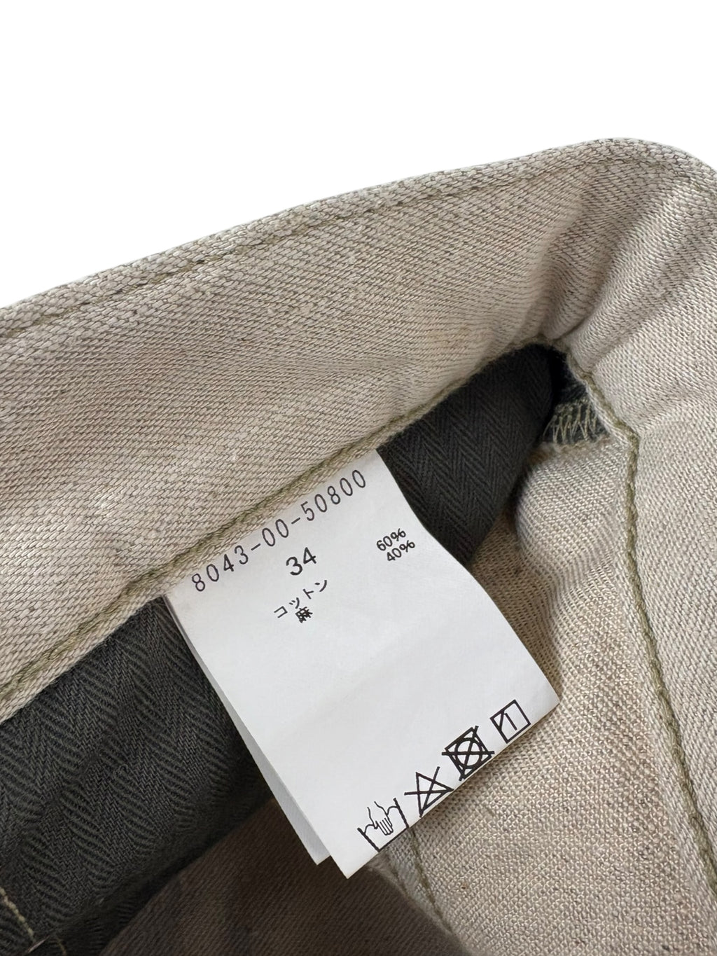 Nigel Cabourn Mainline Linen Trousers