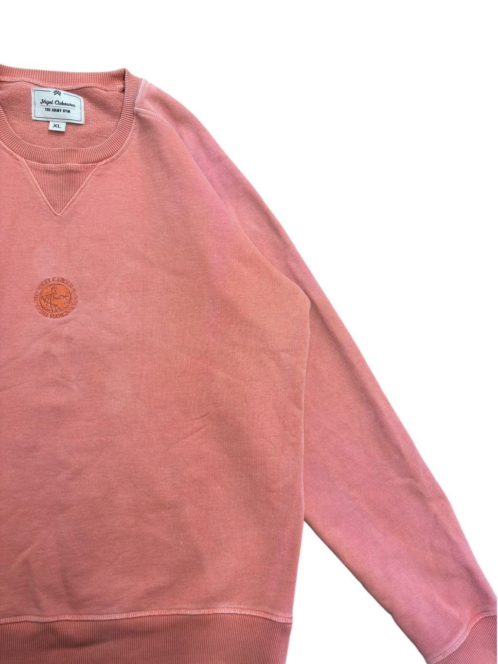Nigel Cabourn Army Gym Embroidered Globe Sweatshirt