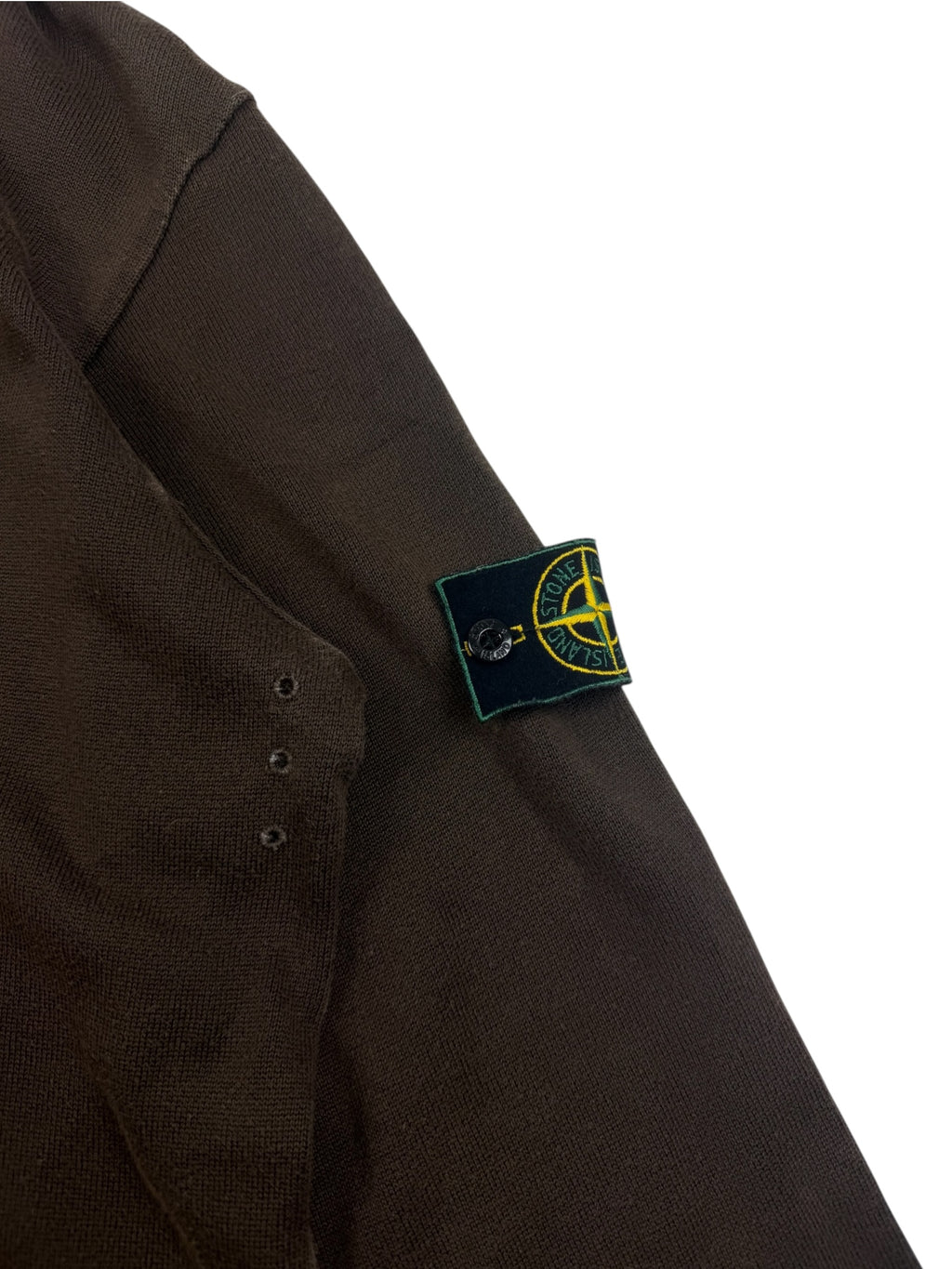 Stone Island 90s Button Mock Neck Sweatshirt