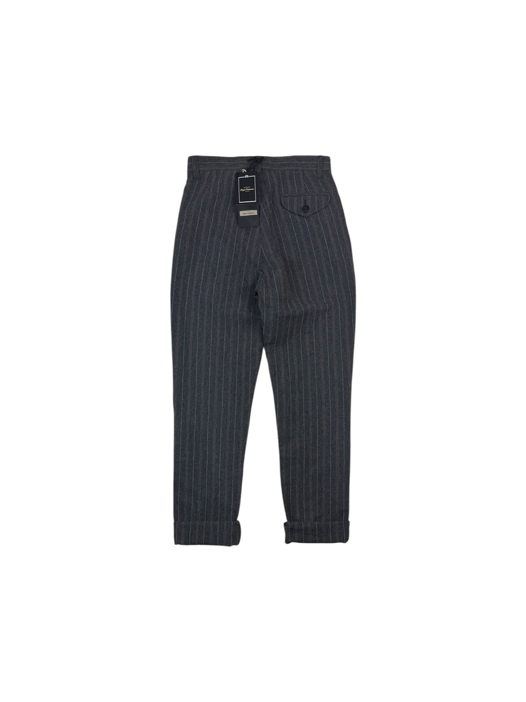 Nigel Cabourn Authentic Navy Pinstripe Formal Pants