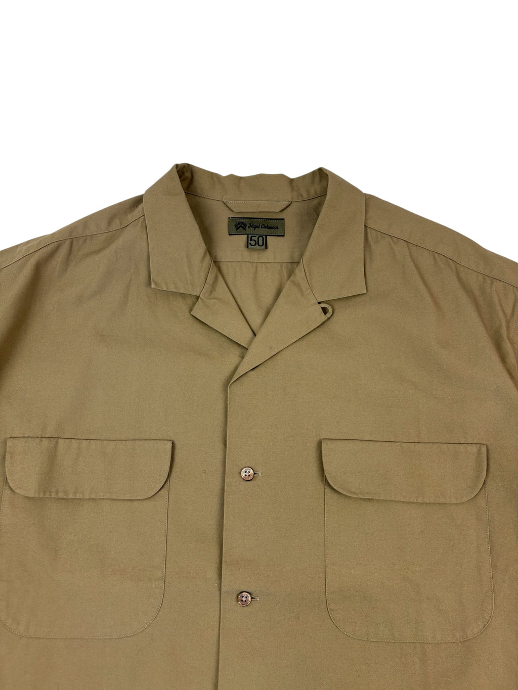 Nigel Cabourn Mainline Open Collar Shirt