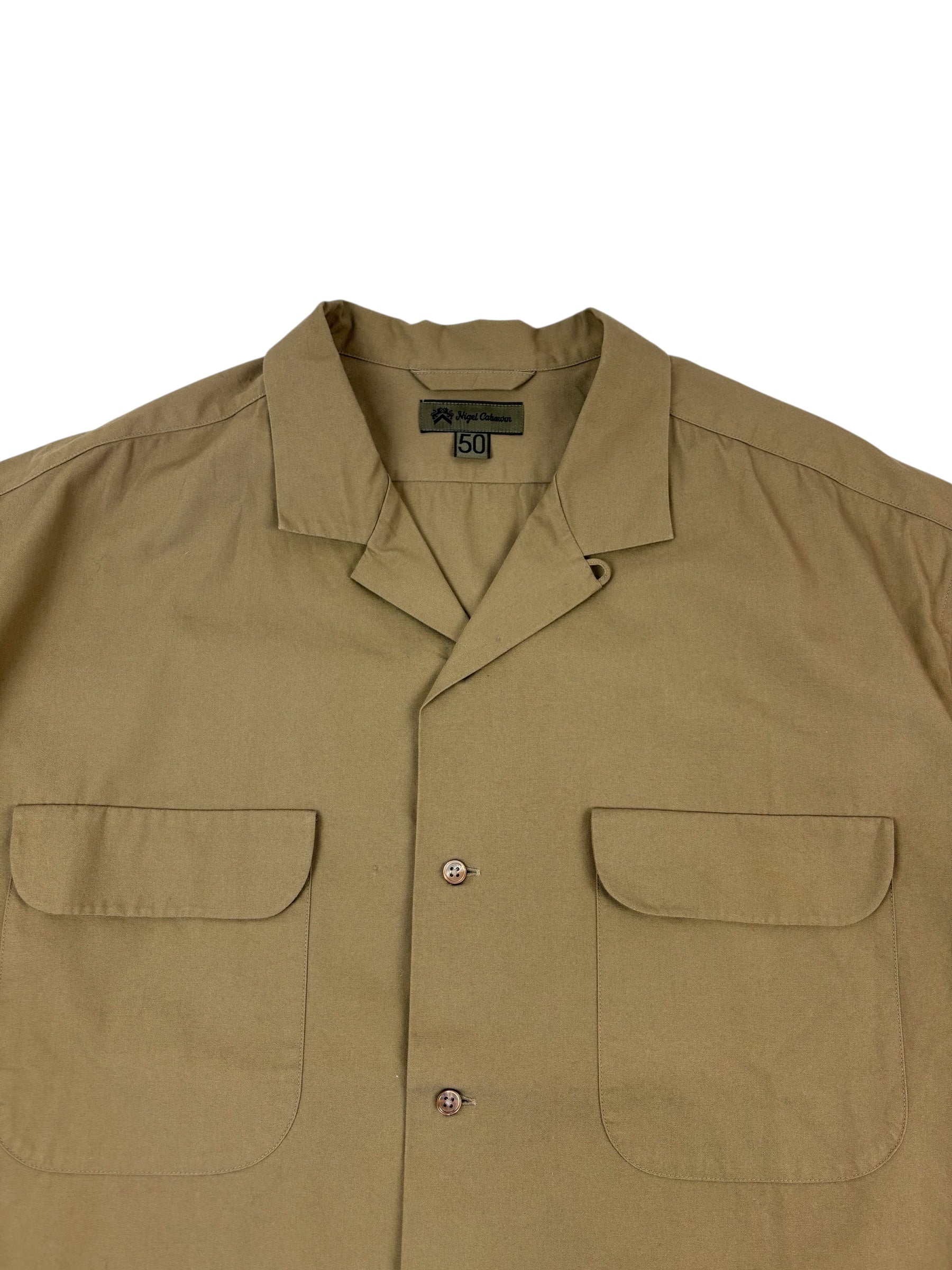Nigel Cabourn Mainline Open Collar Shirt