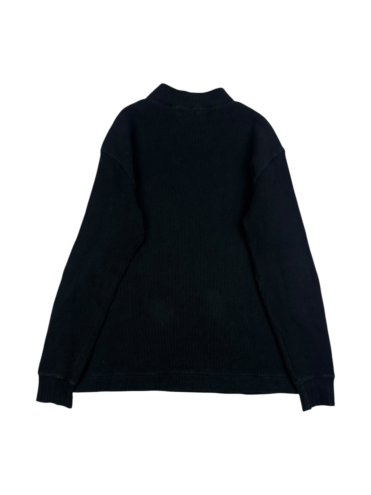 Nigel Cabourn Mainline Waffle Knit Mock Neck Sweatshirt